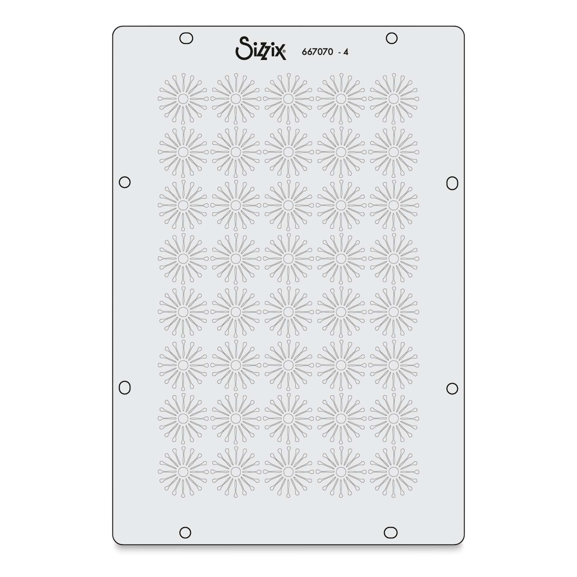 Sizzix Buildables Backgrounds Stencil Set showing second design