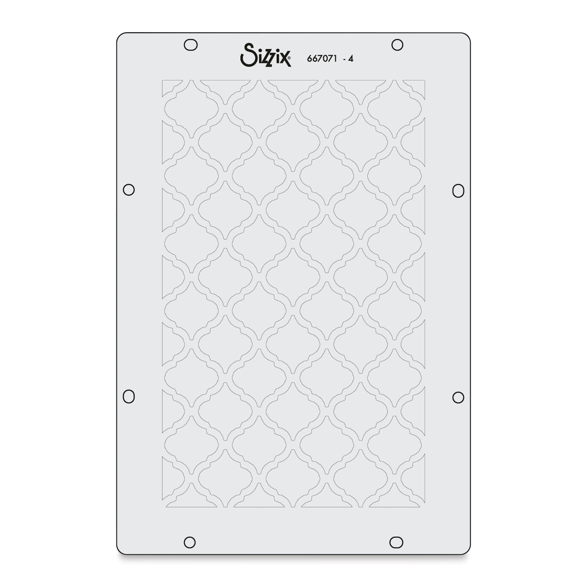 Sizzix Buildables Botanicals Stencil Set showing design two