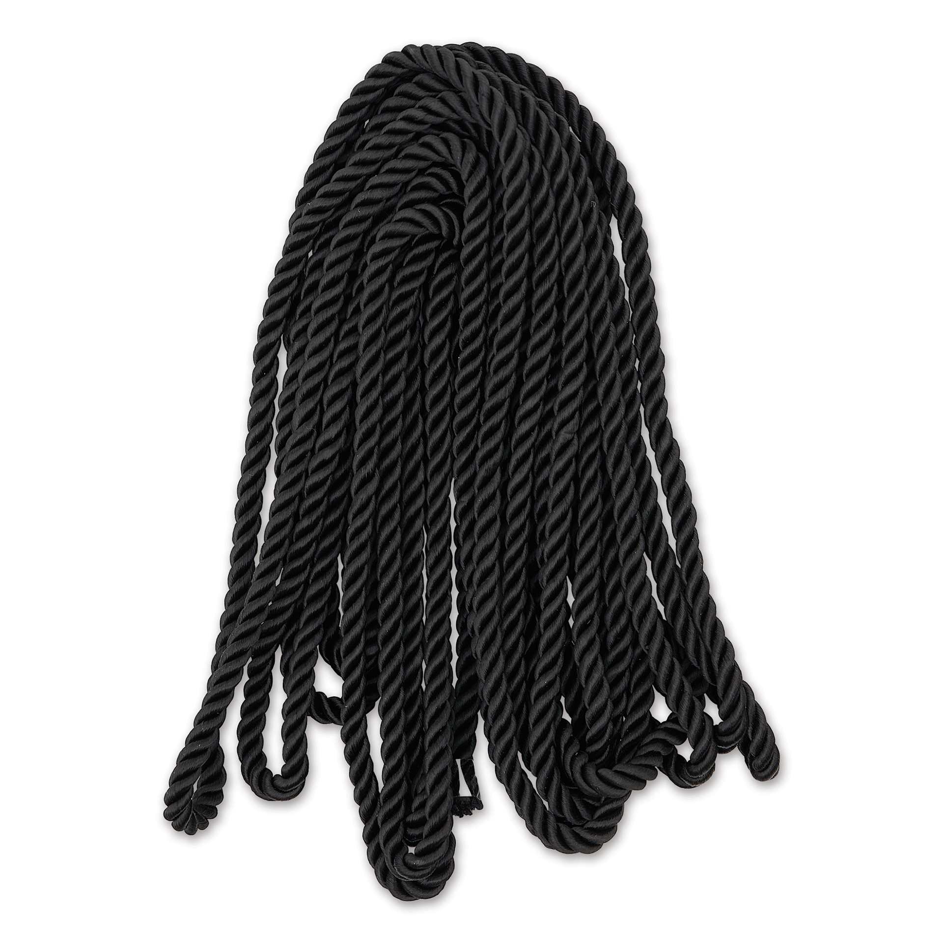 Dritz Rayon Twist Cord - Black, 3/16" x 6 yds