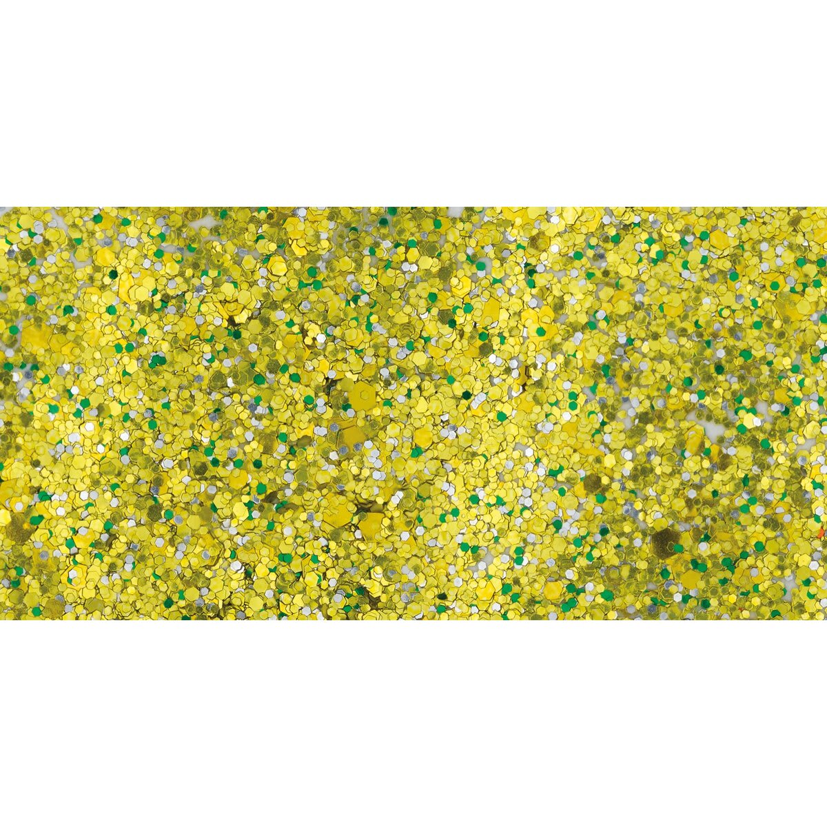 DecoArt Galaxy Glitter Paint - Gold Shooting Star, 2 oz swatch