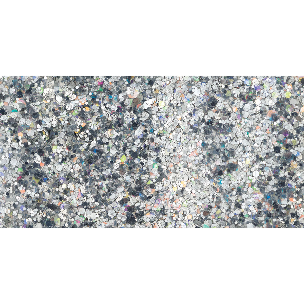 DecoArt Galaxy Glitter Paint - Silver Moon swatch