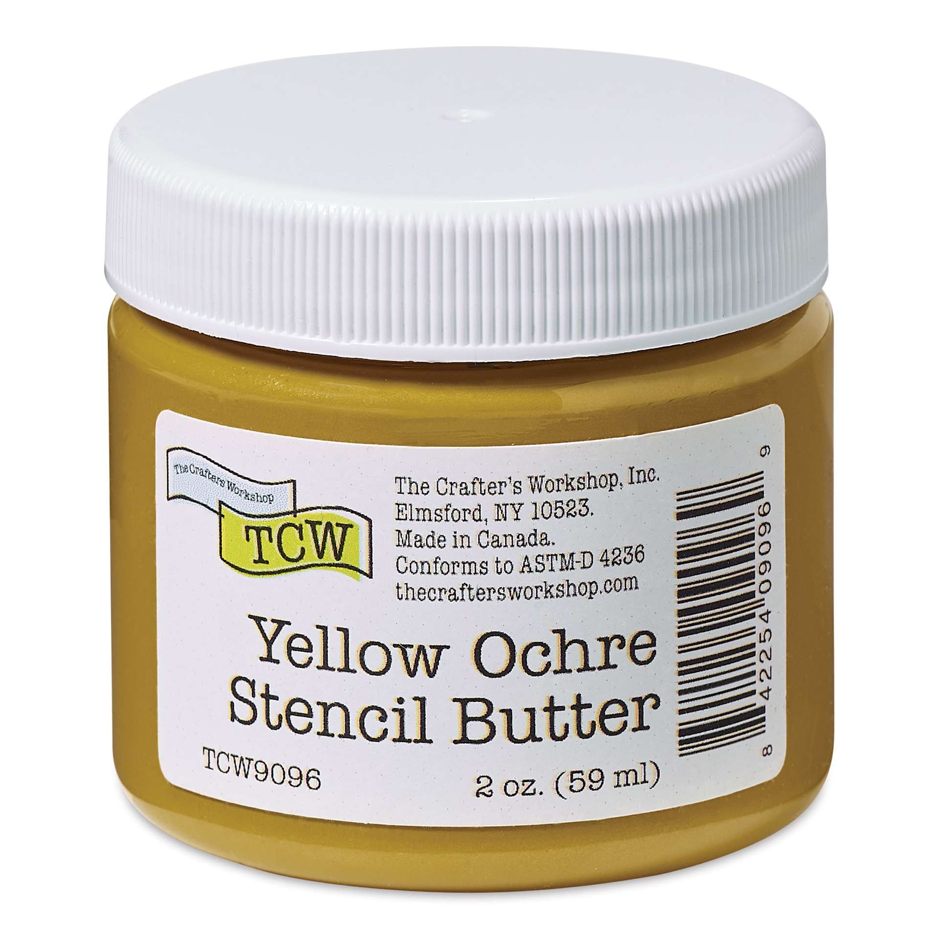 Stencil Butter Acrylic Paint - Yellow Ochre, 2 oz