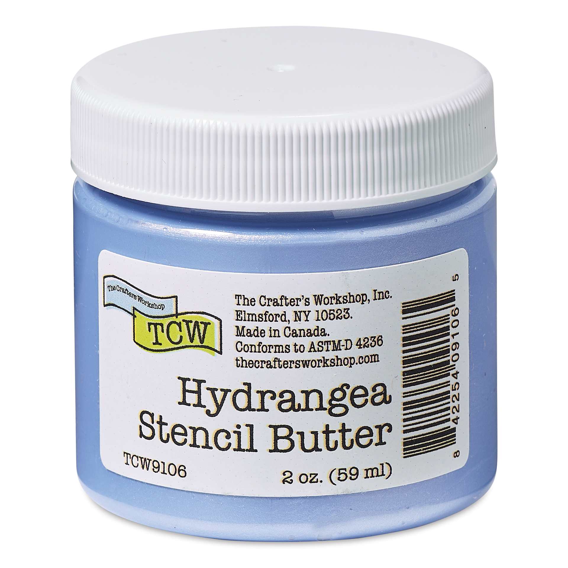 Stencil Butter Acrylic Paint - Hydrangea, 2 oz, Jar