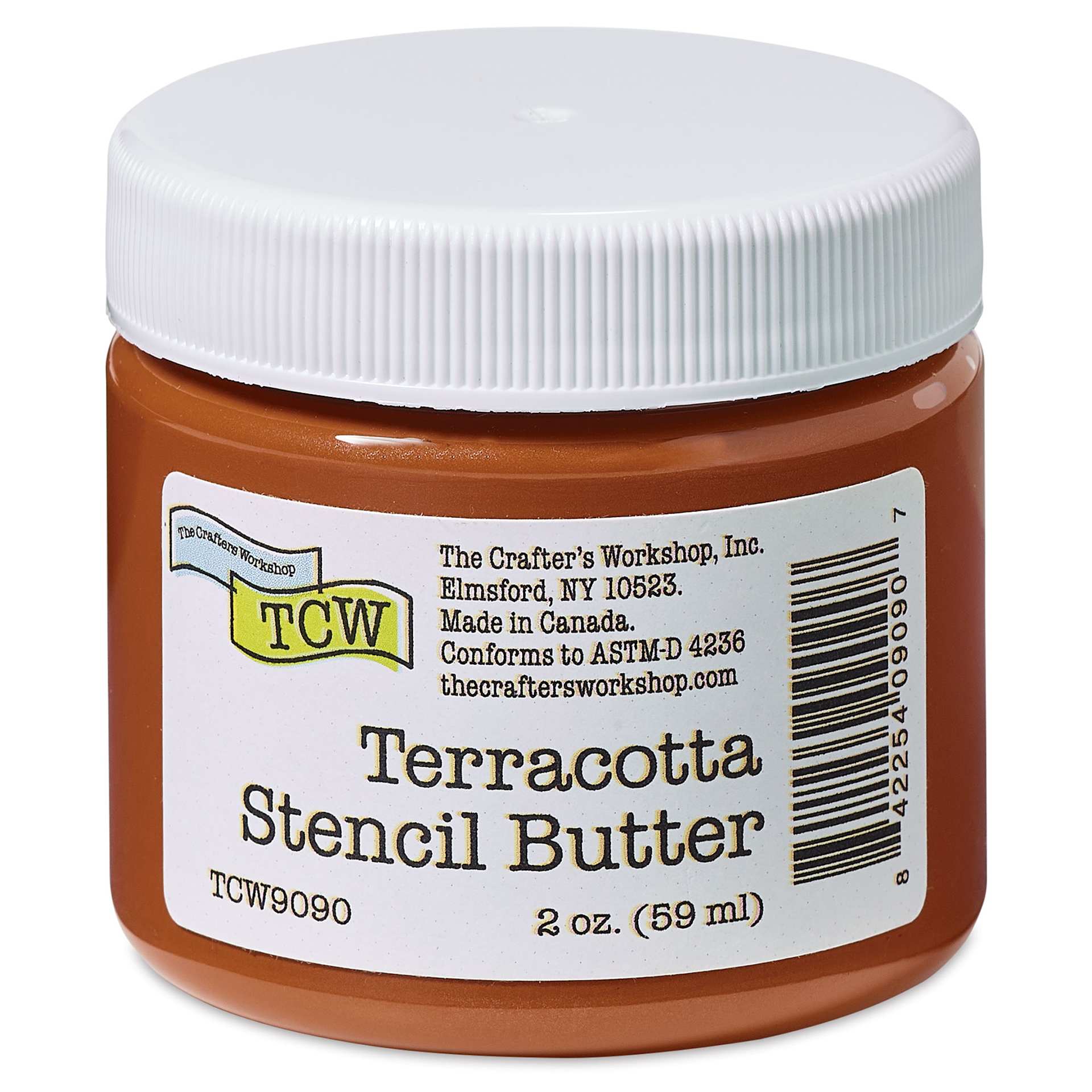 Stencil Butter Acrylic Paint- Terracotta, 2 oz