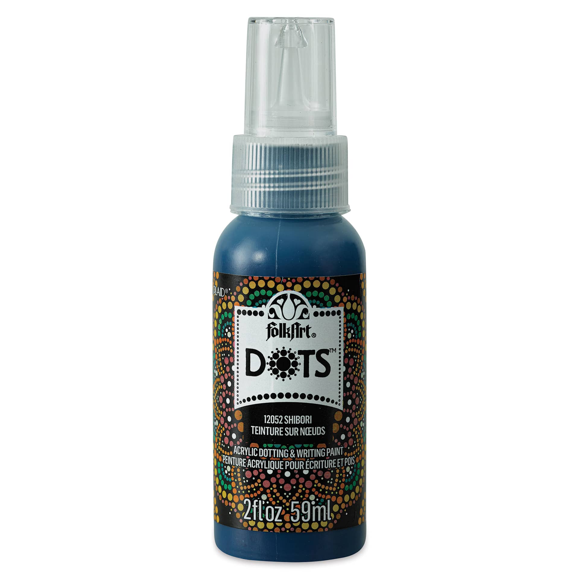 FolkArt Dots Acrylic Paint - Shibori, 2 oz (Front)