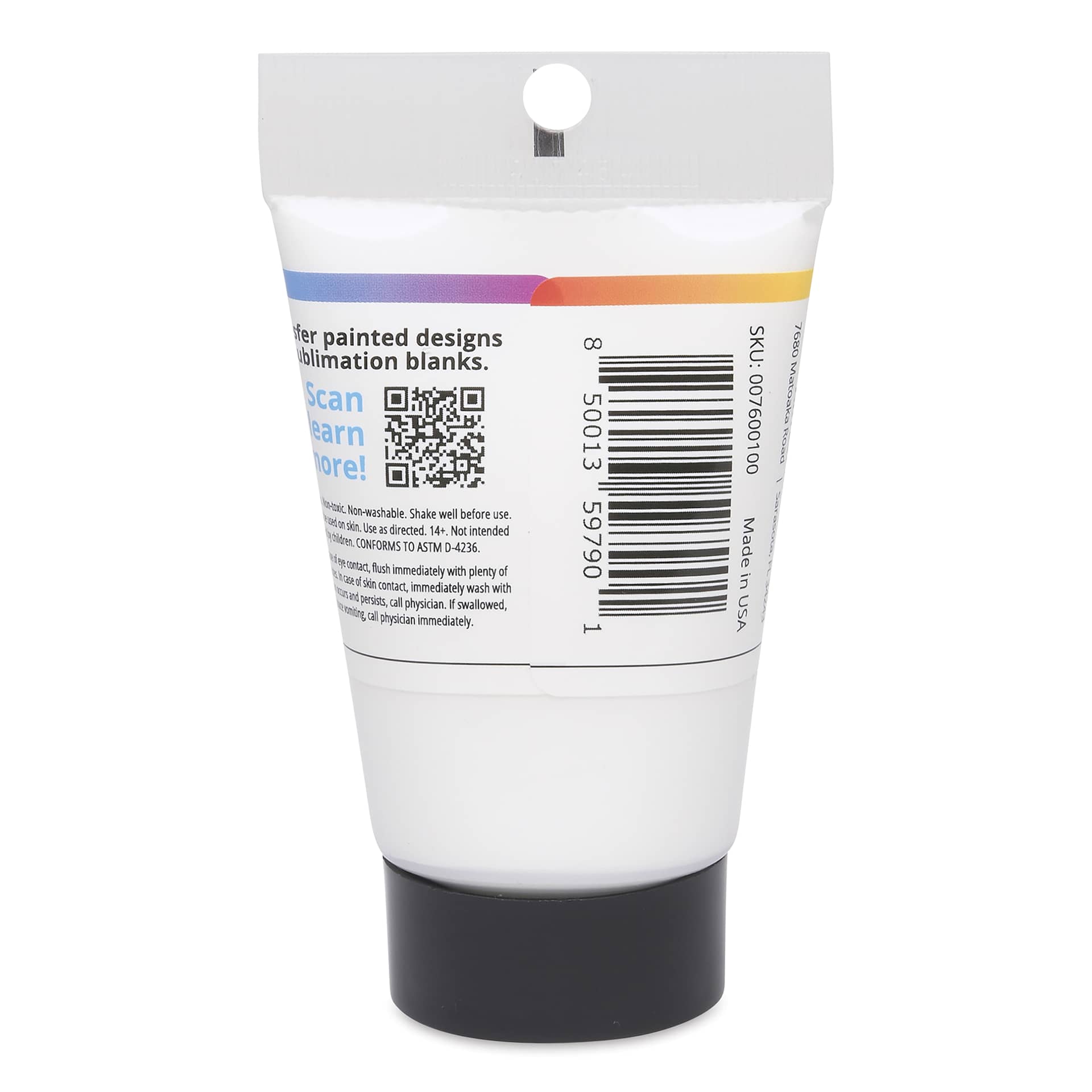 Artesprix Sublimation Acrylic Lightening Medium, 2 oz bottle tube