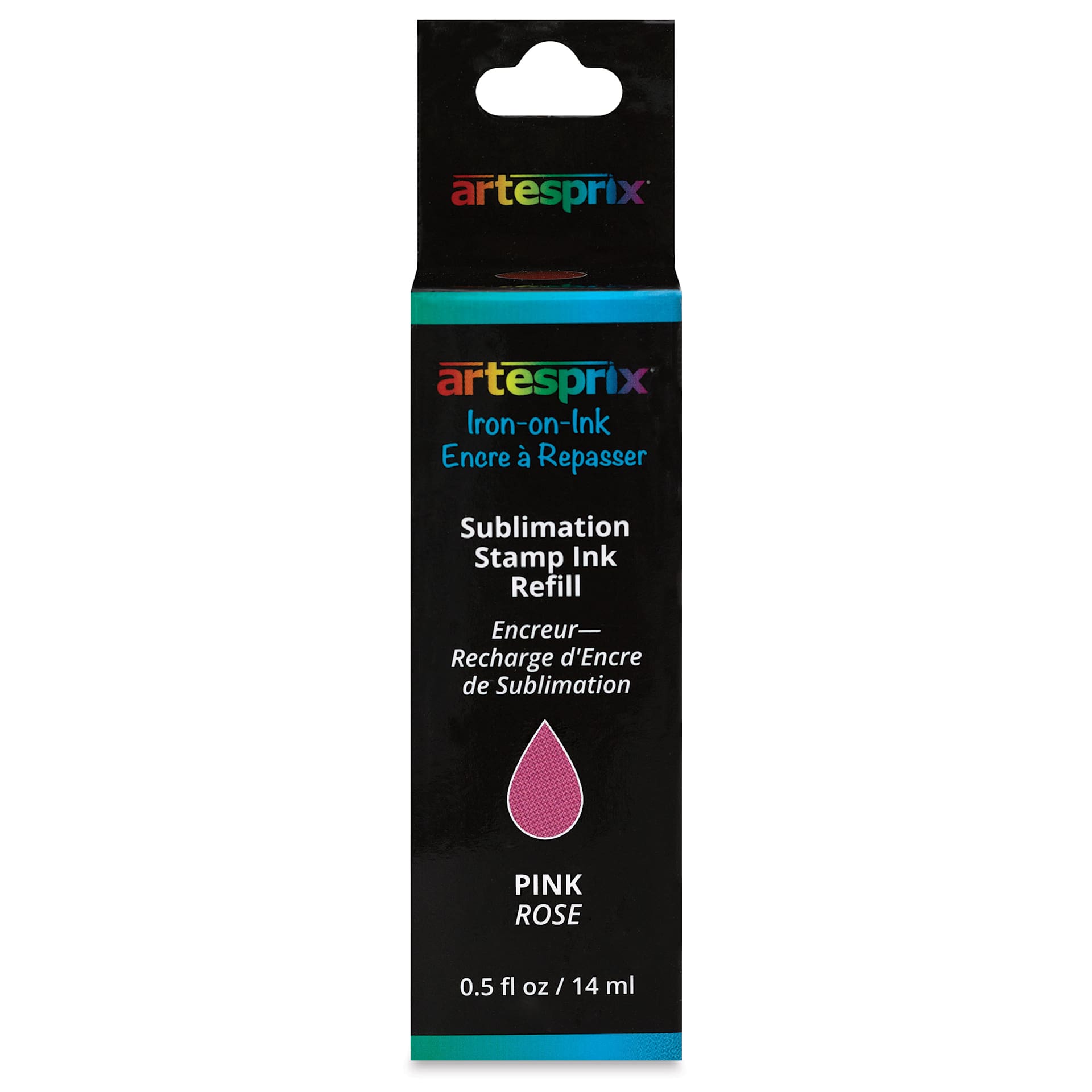 Artesprix Sublimation Stamp Ink Refill - Pink, 0.5 oz (front of package)