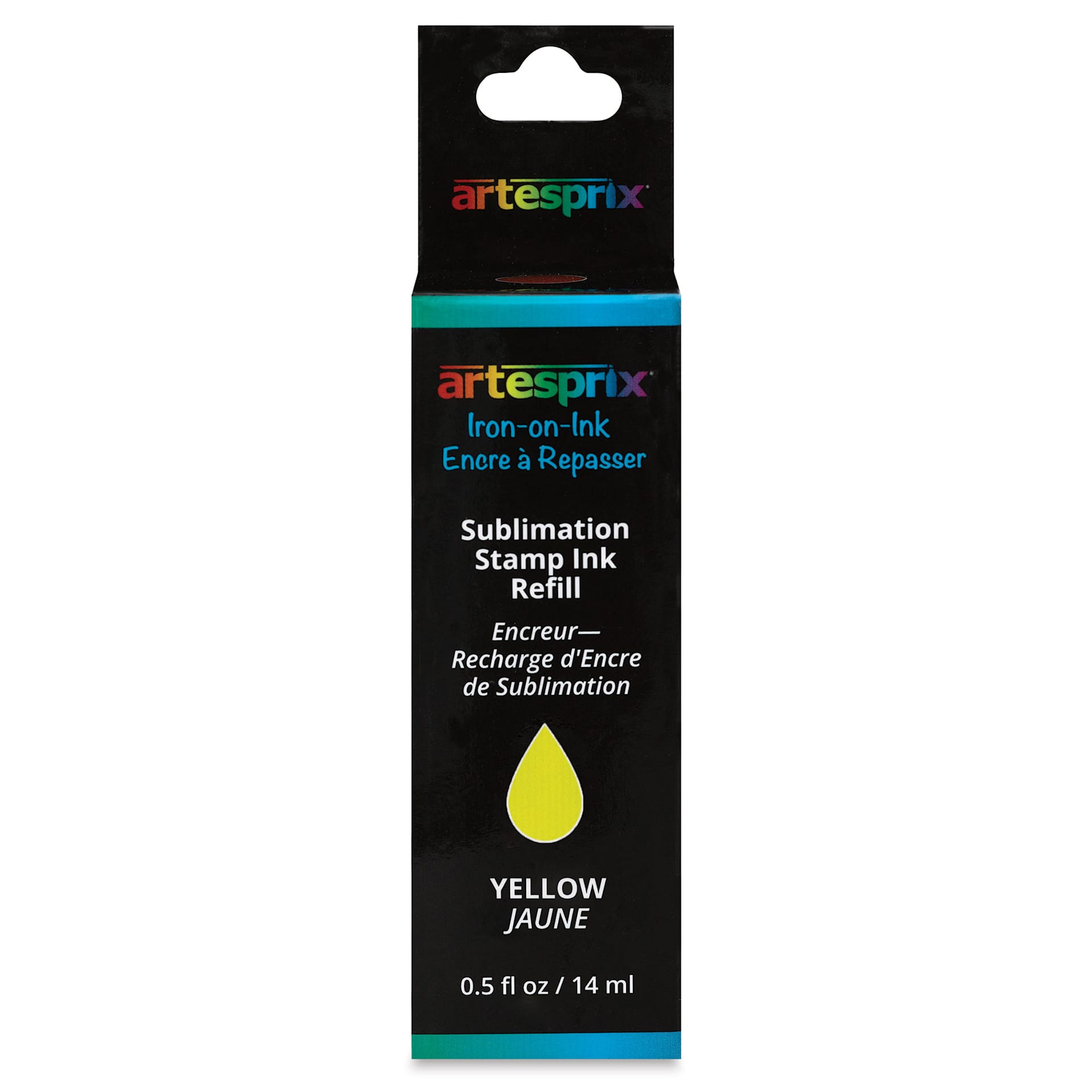 Artesprix Sublimation Stamp Ink Refill - Yellow, 0.5 oz - front of packaging