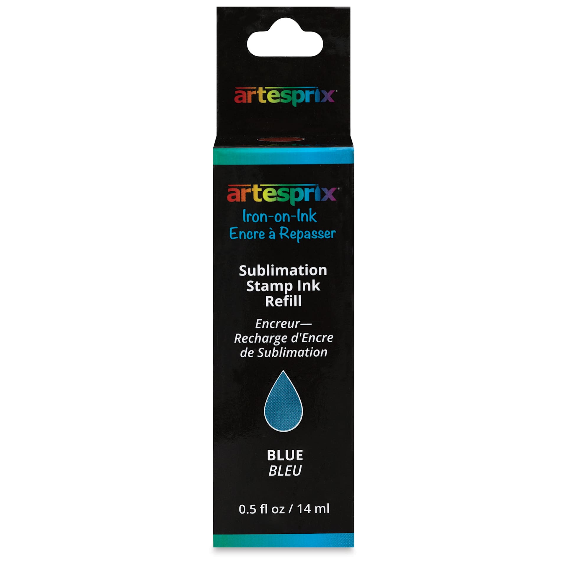 Artesprix Sublimation Stamp Ink Refill - Blue, 0.5 oz (front of package)