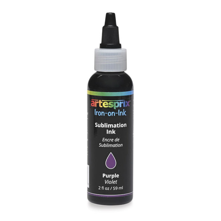 Artesprix Sublimation Ink - Purple 2 oz, front of bottle