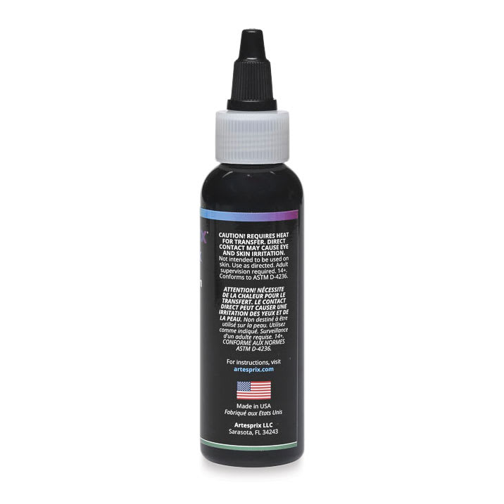 Artesprix Sublimation Ink - Green,  2 oz, side of bottle