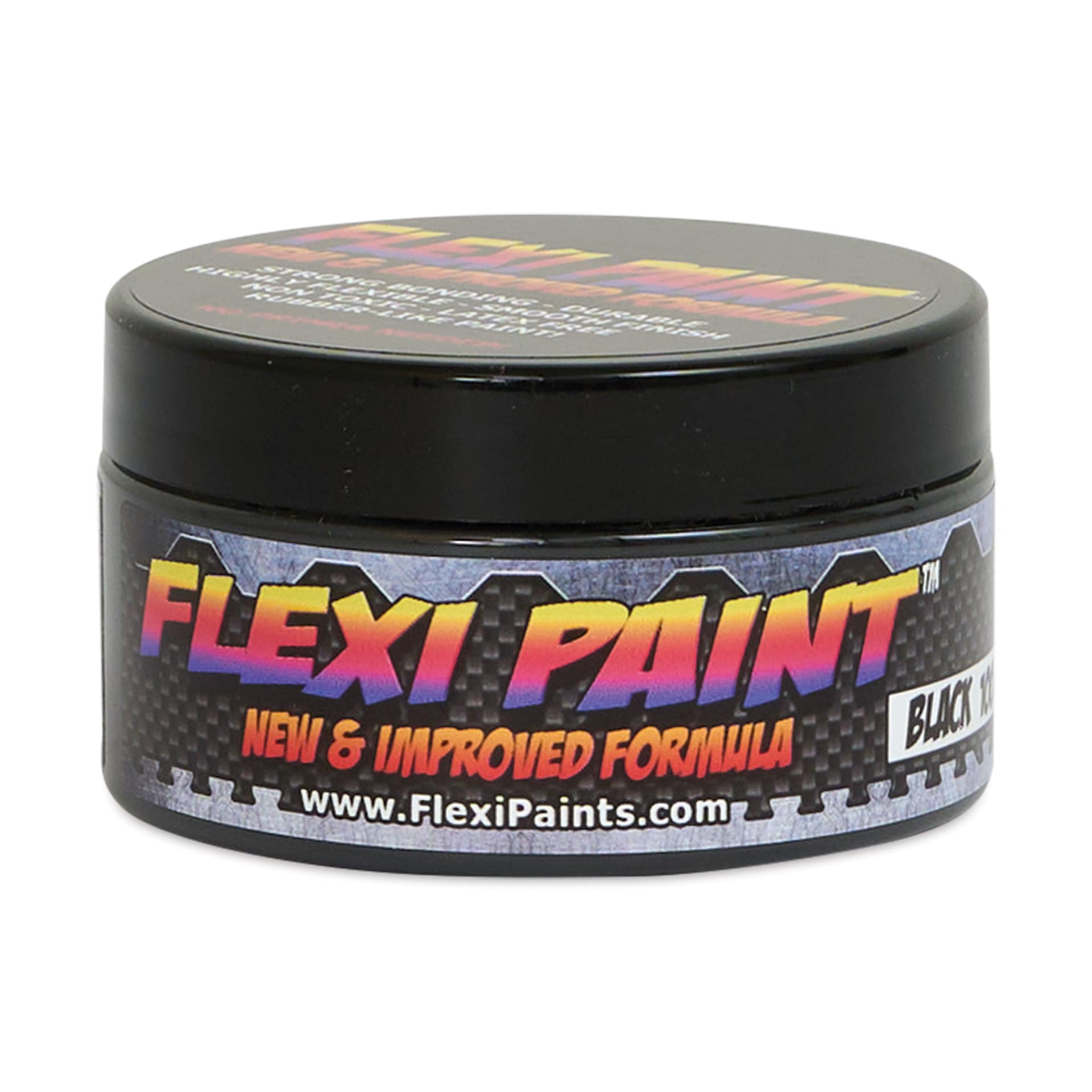 Flexi Paint Waterbased Flexible Cosplay Paint - Black, 100 g (0.22 lb)