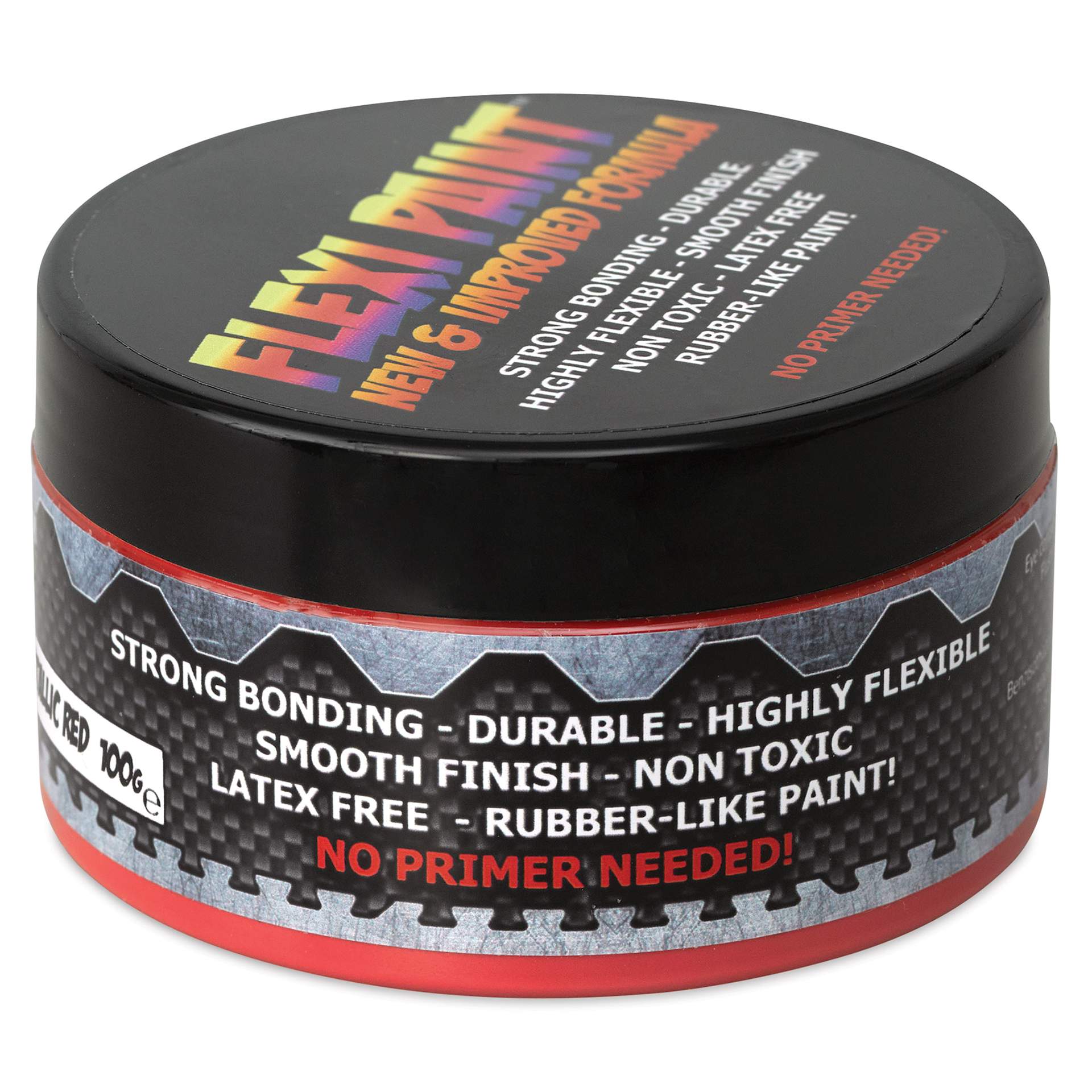 Flexi Paint Waterbased Flexible Cosplay Paint - Metallic Red, 100 g (0.22 lb) back
