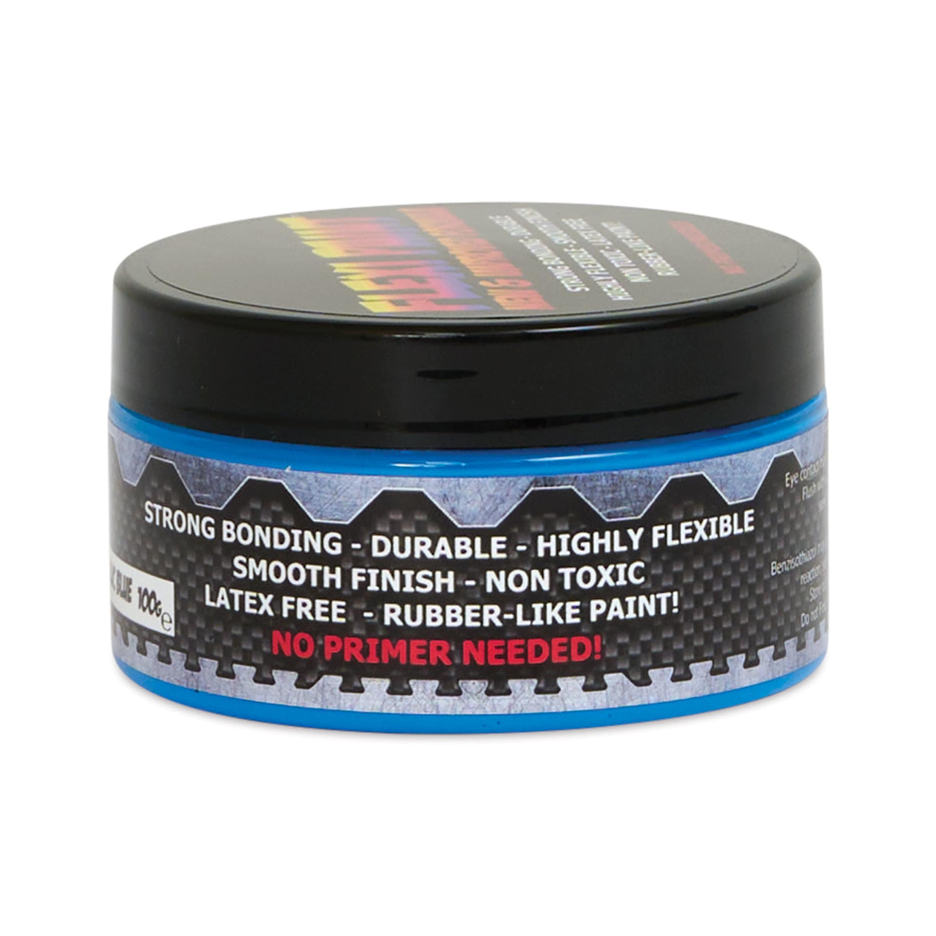 Flexi Paint Waterbased Flexible Cosplay Paint - Metallic Blue, 100 g (0.22 lb) back