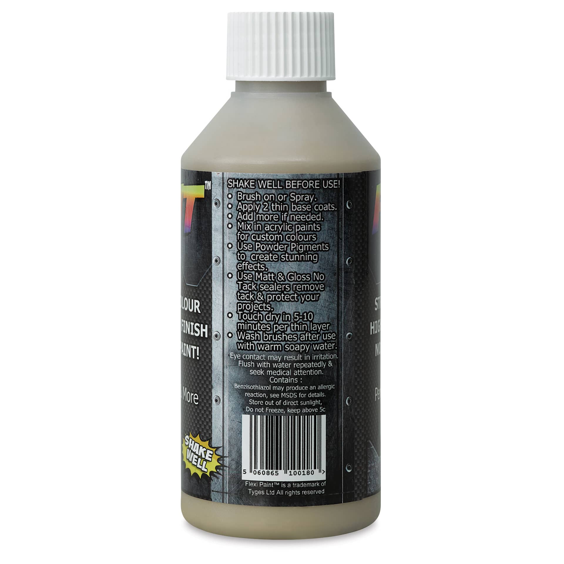 Flexi Paint Waterbased Flexible Cosplay Paint - Brown, 250 g (0.55 lb) back