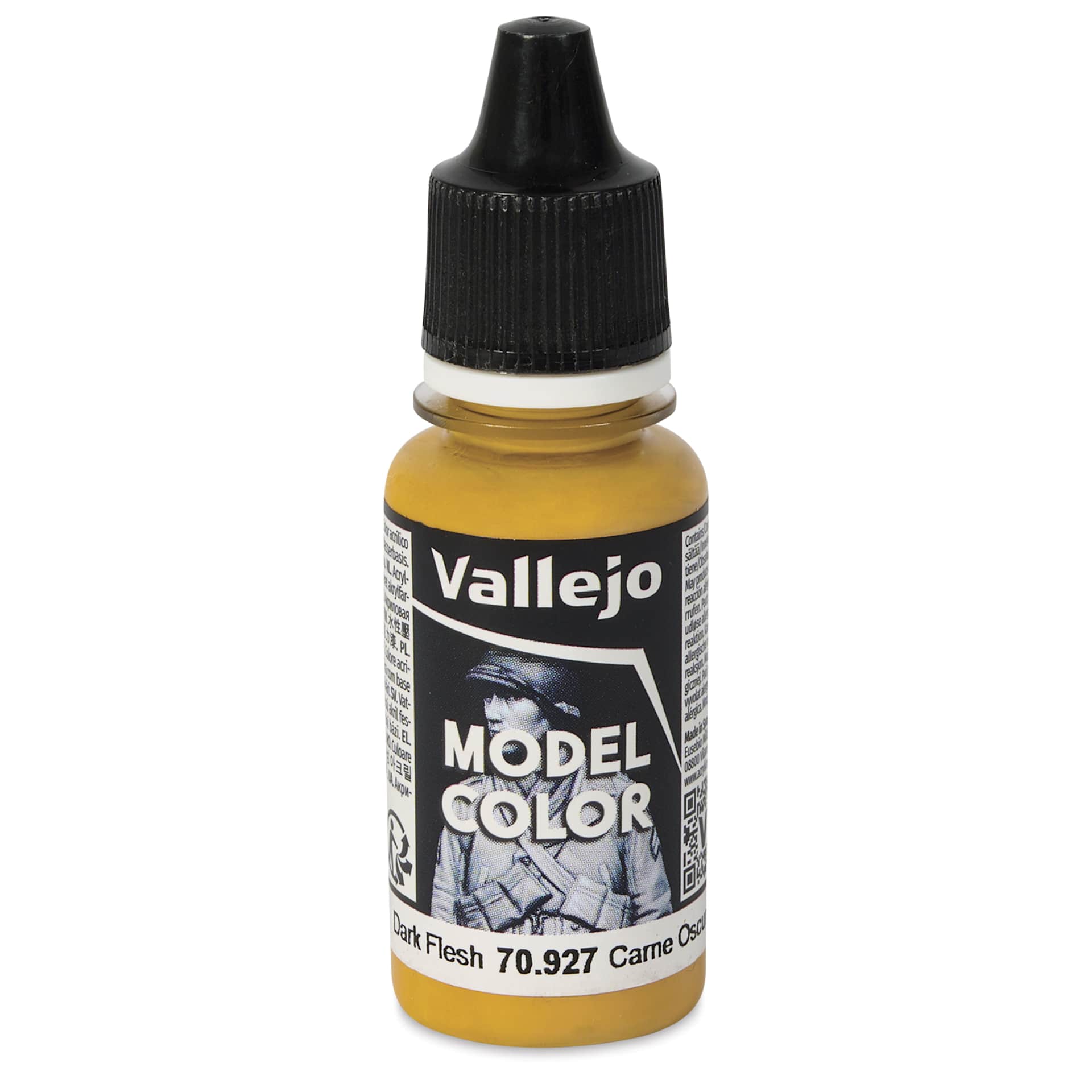 Vallejo Acrylic Model Color Paint - Dark Flesh, 18 ml