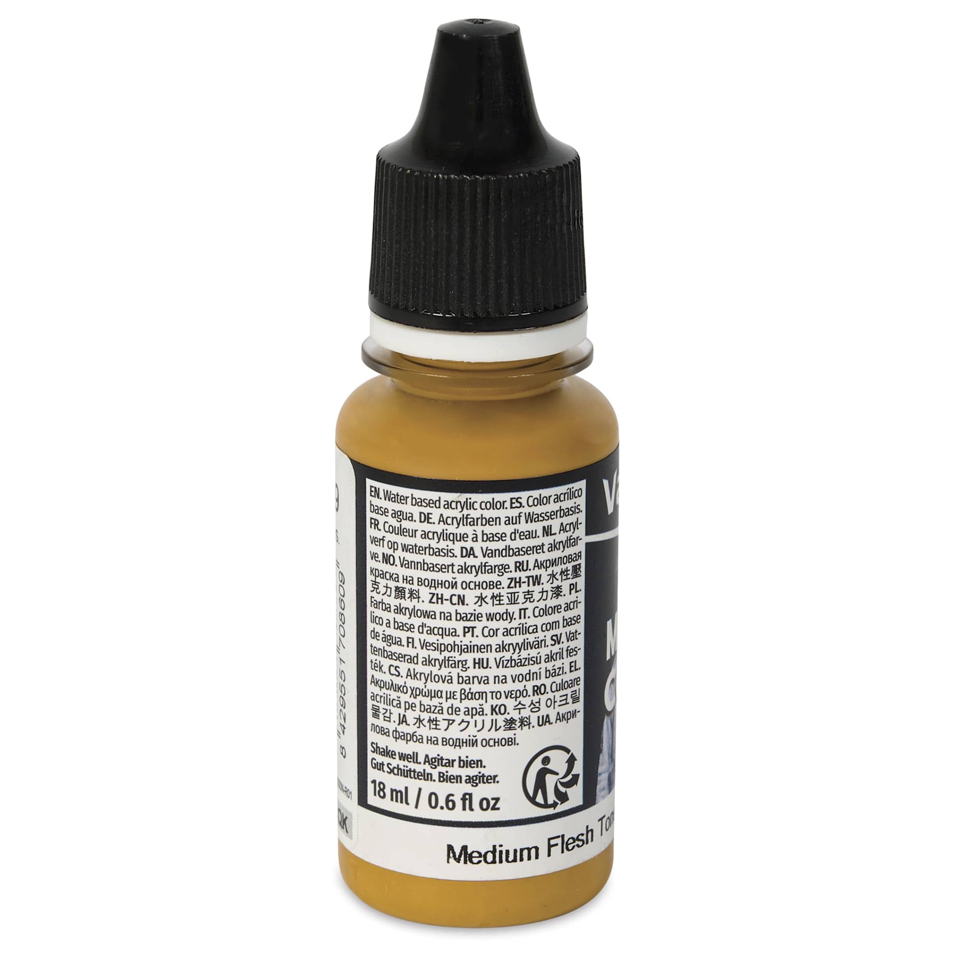 Vallejo Acrylic Model Color Paint - Medium Fleshtone, 18 ml back