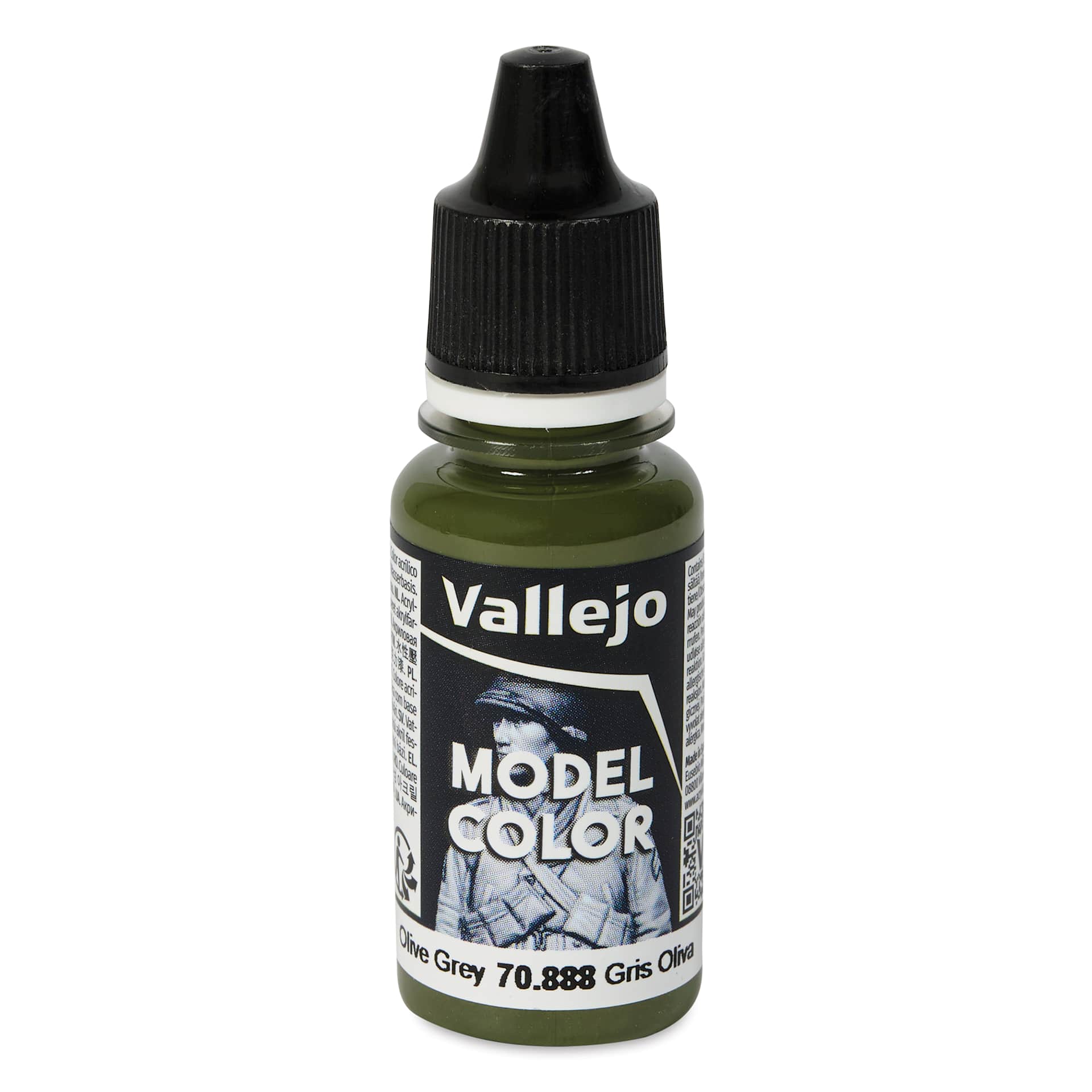 Vallejo Acrylic Model Color Paint - Olive Grey, 18 ml