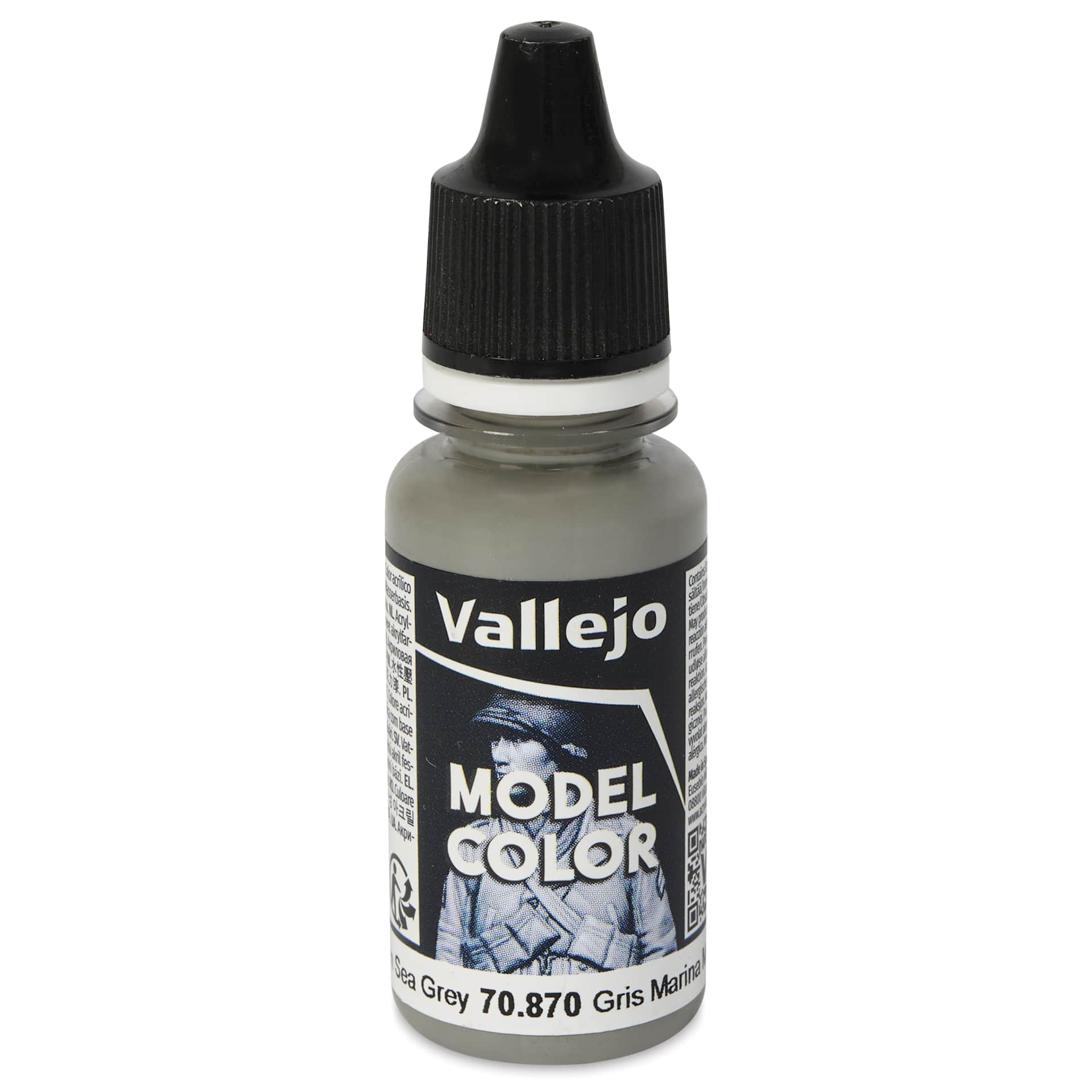 Vallejo Acrylic Model Color Paint - Medium Sea Grey, 18 ml