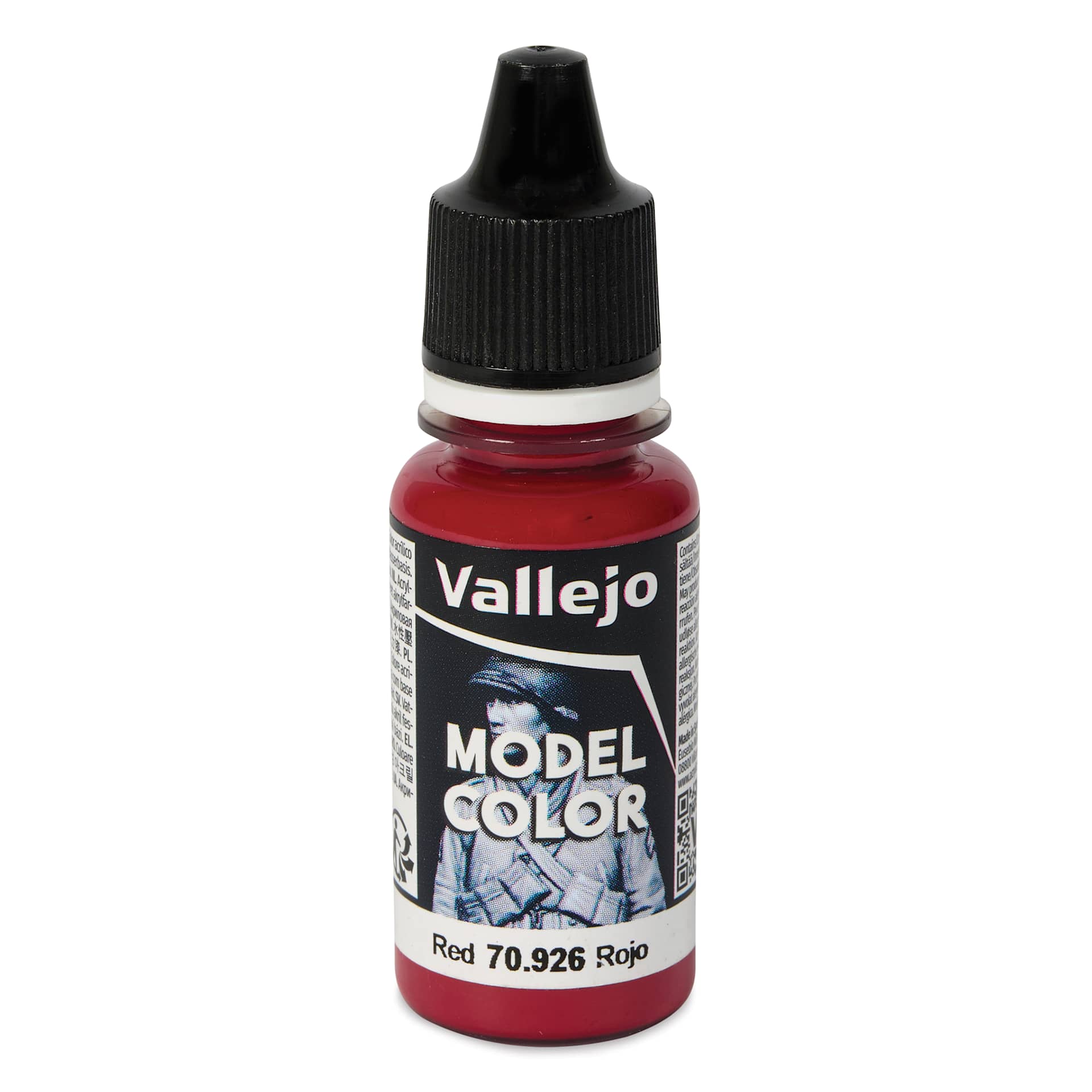 Vallejo Acrylic Model Color Paint - Red, 18 ml