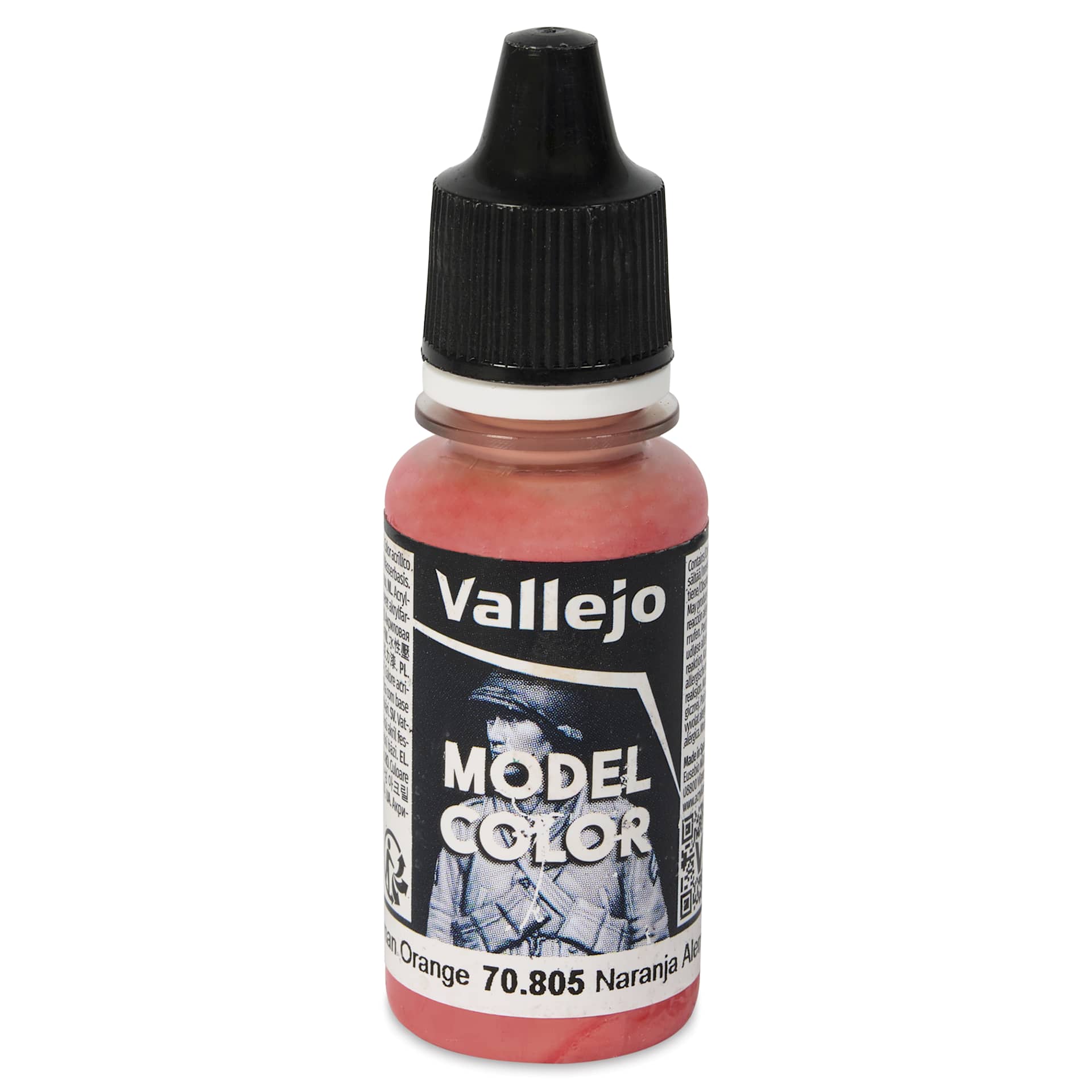 Vallejo Acrylic Model Color Paint - German Orange, 18 ml