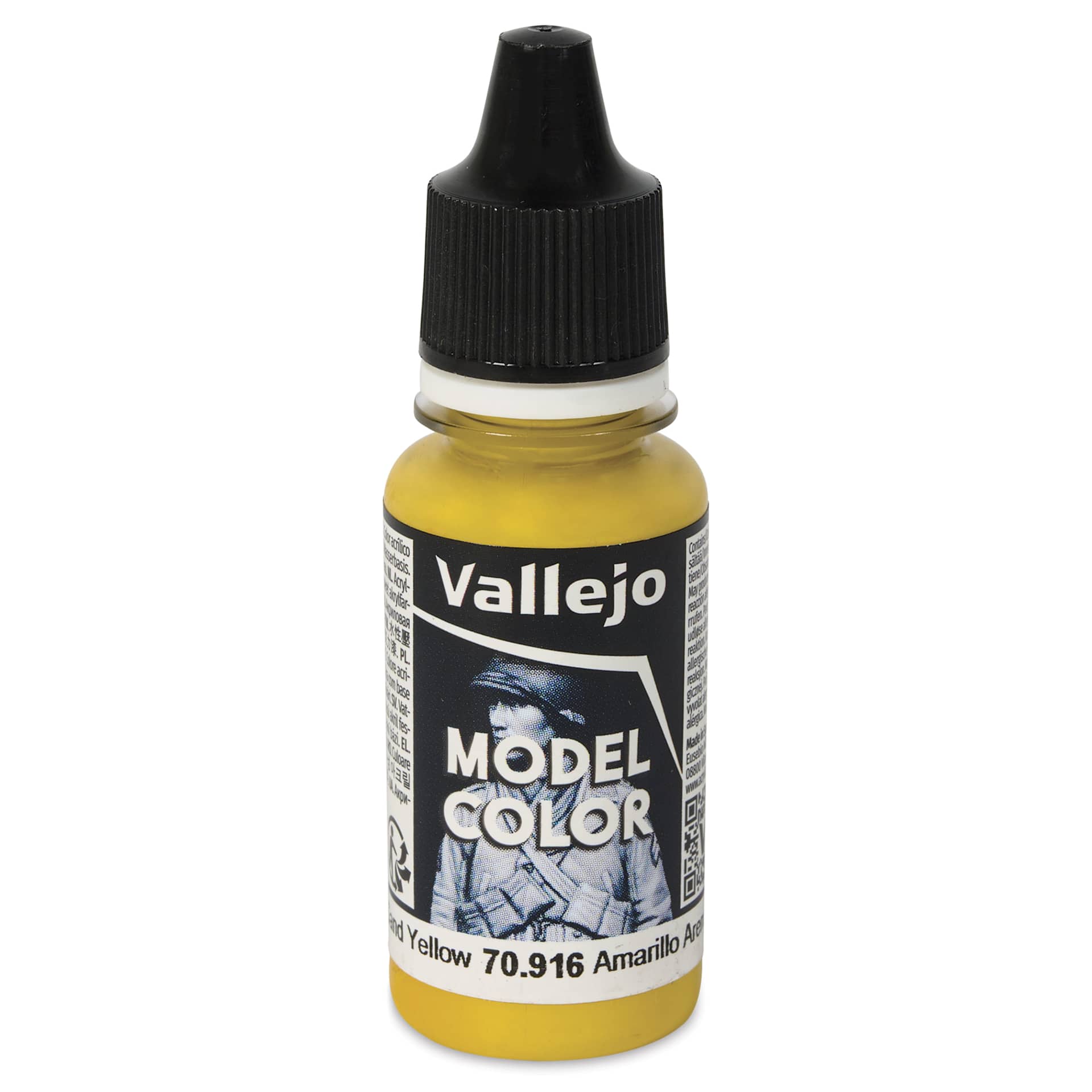 Vallejo Acrylic Model Color Paint - Sand Yellow, 18 ml