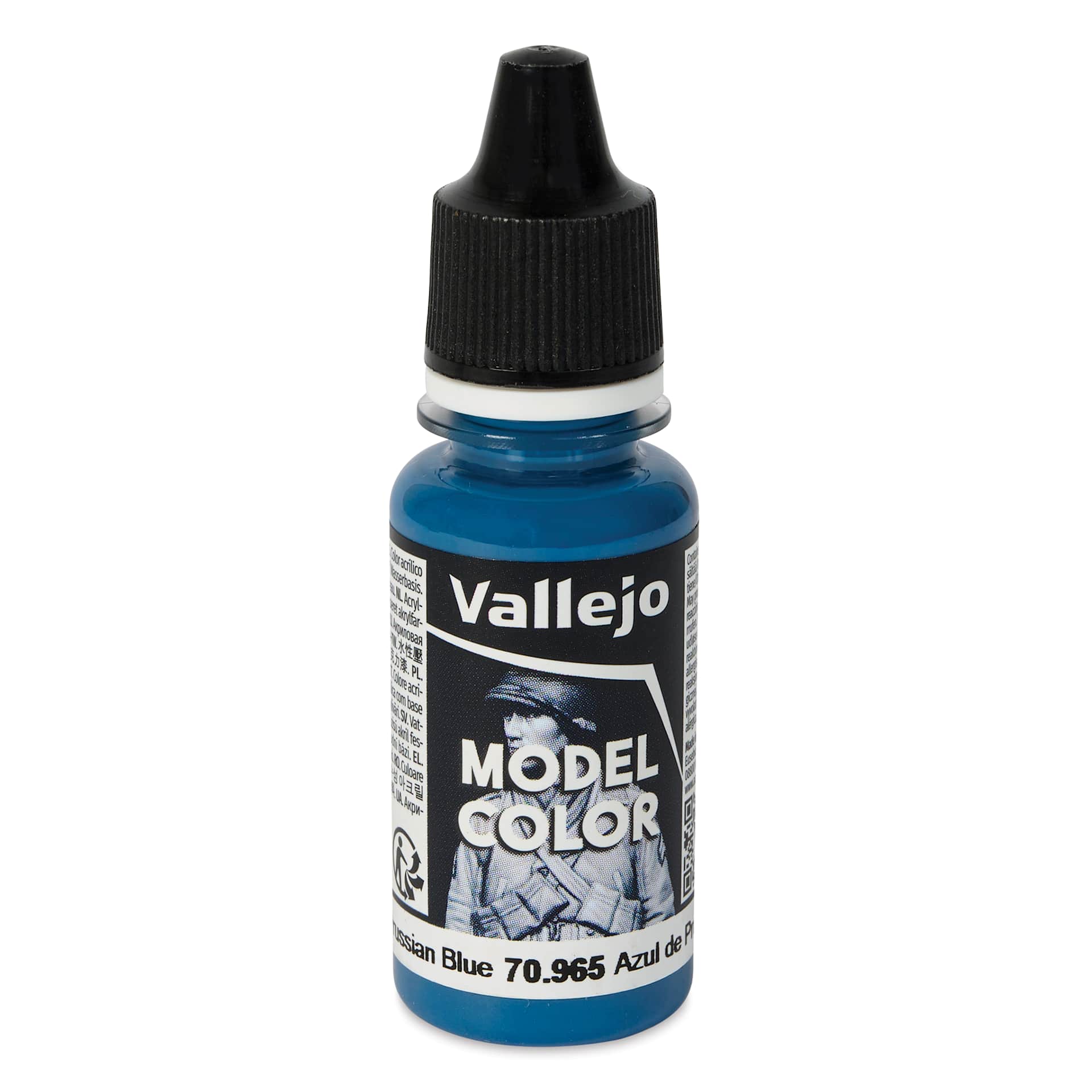 Vallejo Acrylic Model Color Paint - Prussian Blue, 18 ml