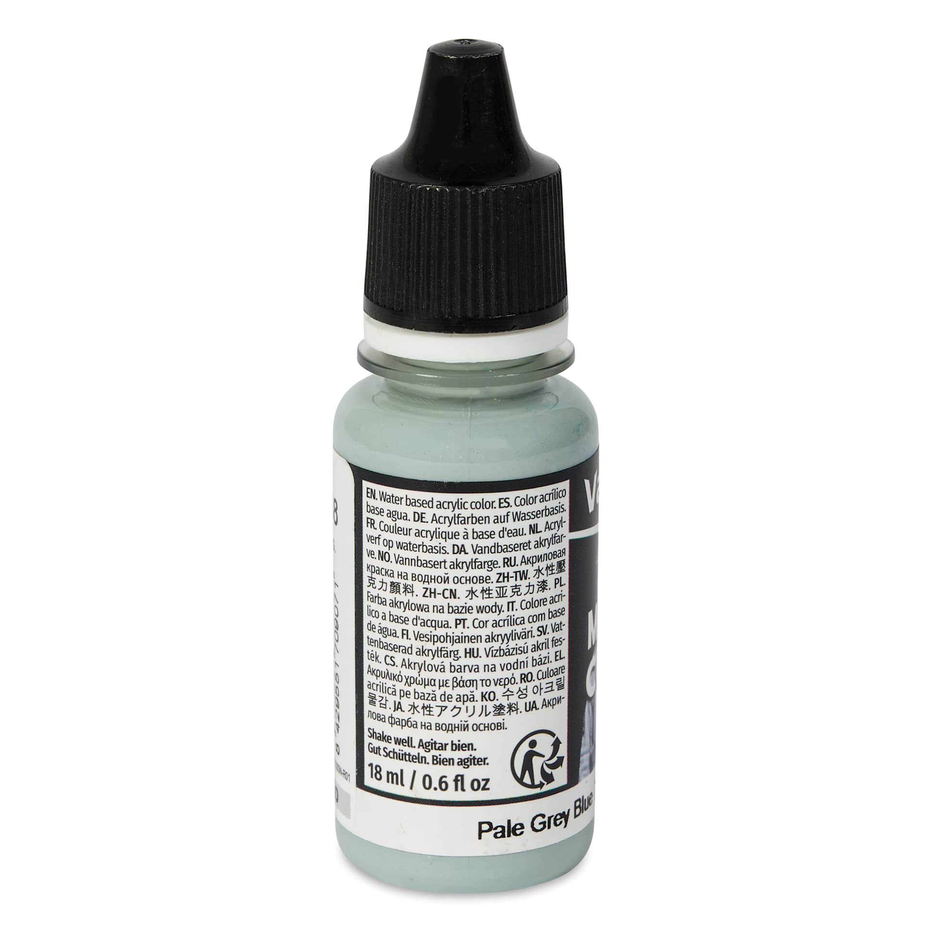 Vallejo Acrylic Model Color Paint - Pale Grey Blue, 18 ml back