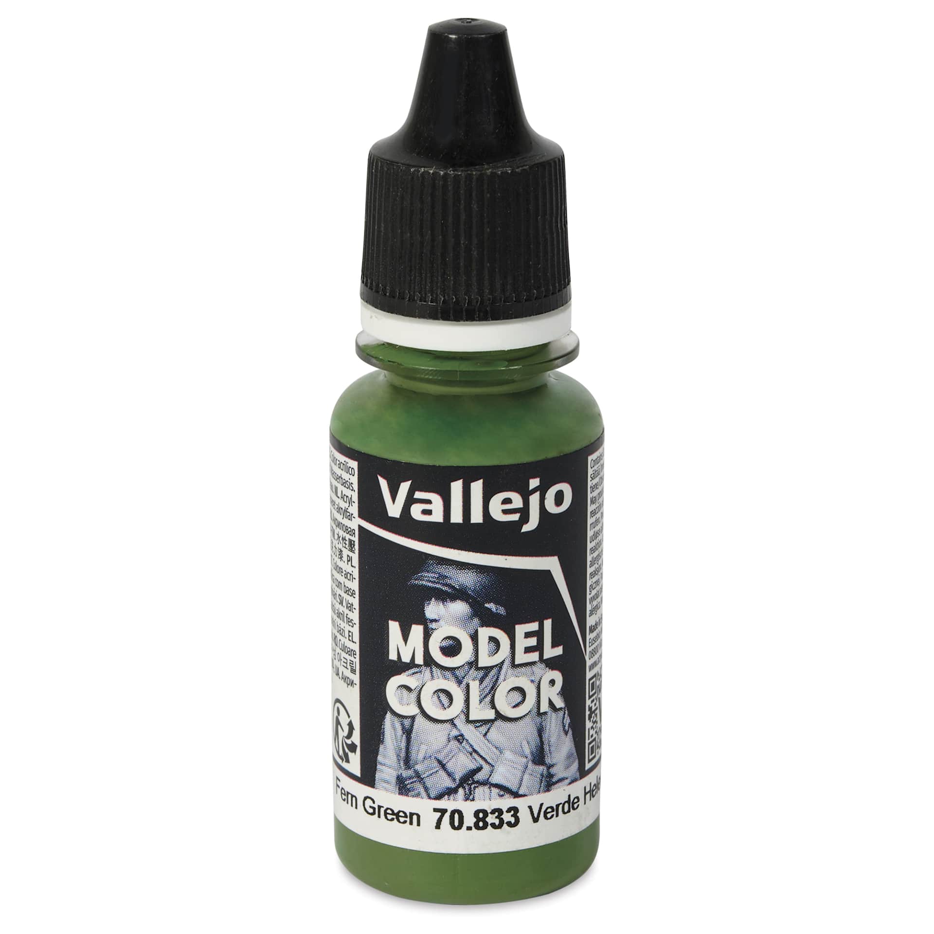 Vallejo Acrylic Model Color Paint - Fern Green, 18 ml