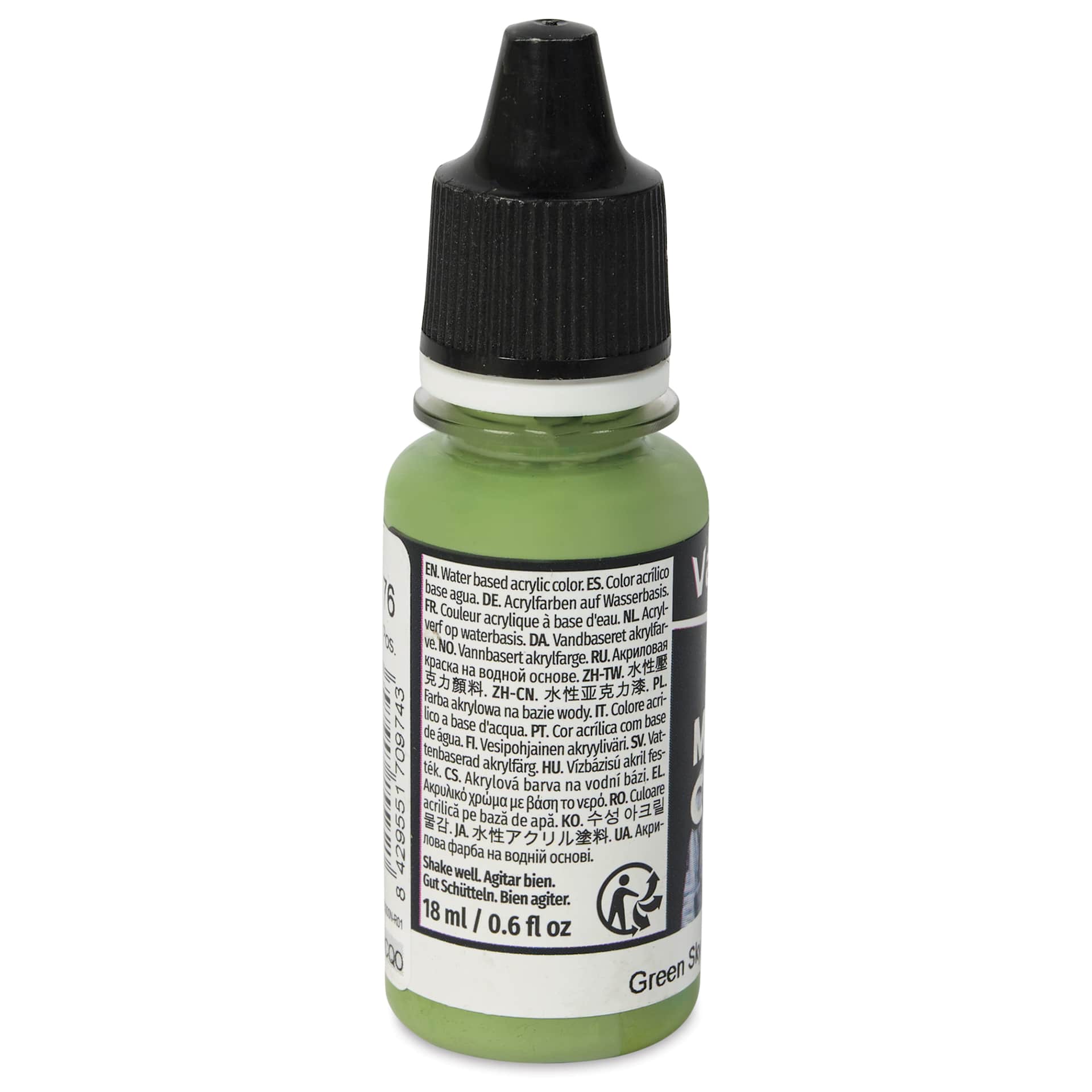 Vallejo Acrylic Model Color Paint - Green Sky, 18 ml back
