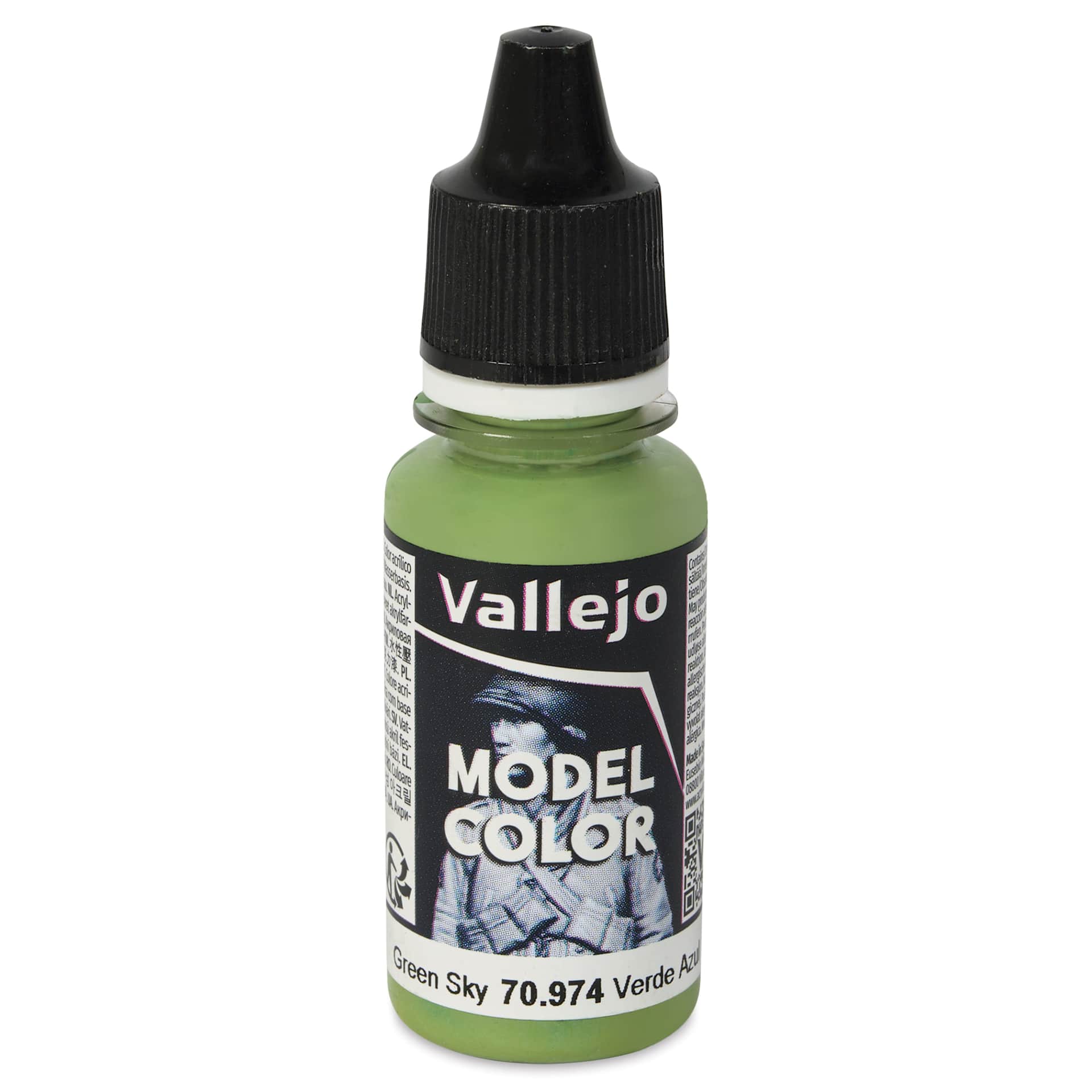 Vallejo Acrylic Model Color Paint - Green Sky, 18 ml