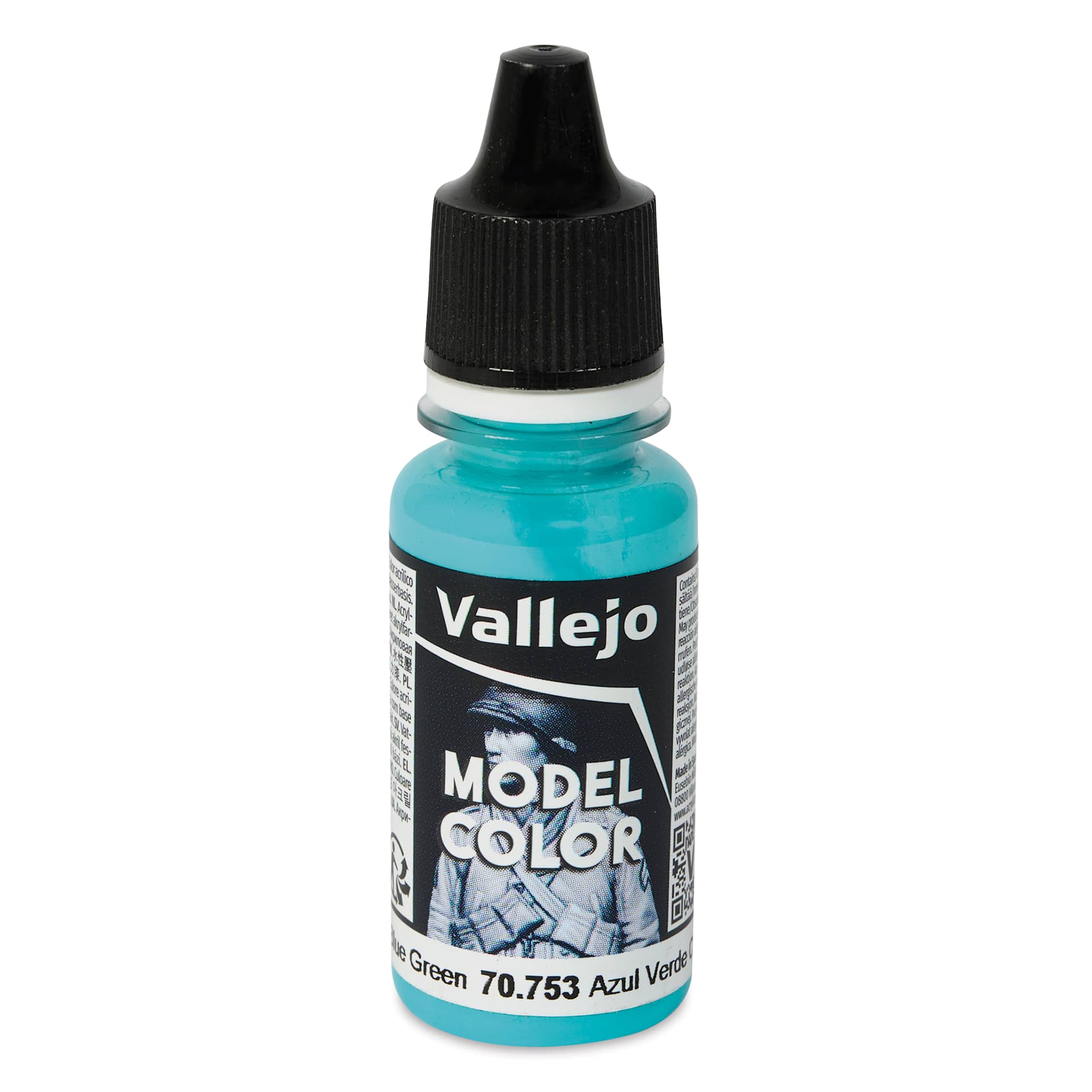 Vallejo Acrylic Model Color Paint - Light Blue Green, 18 ml