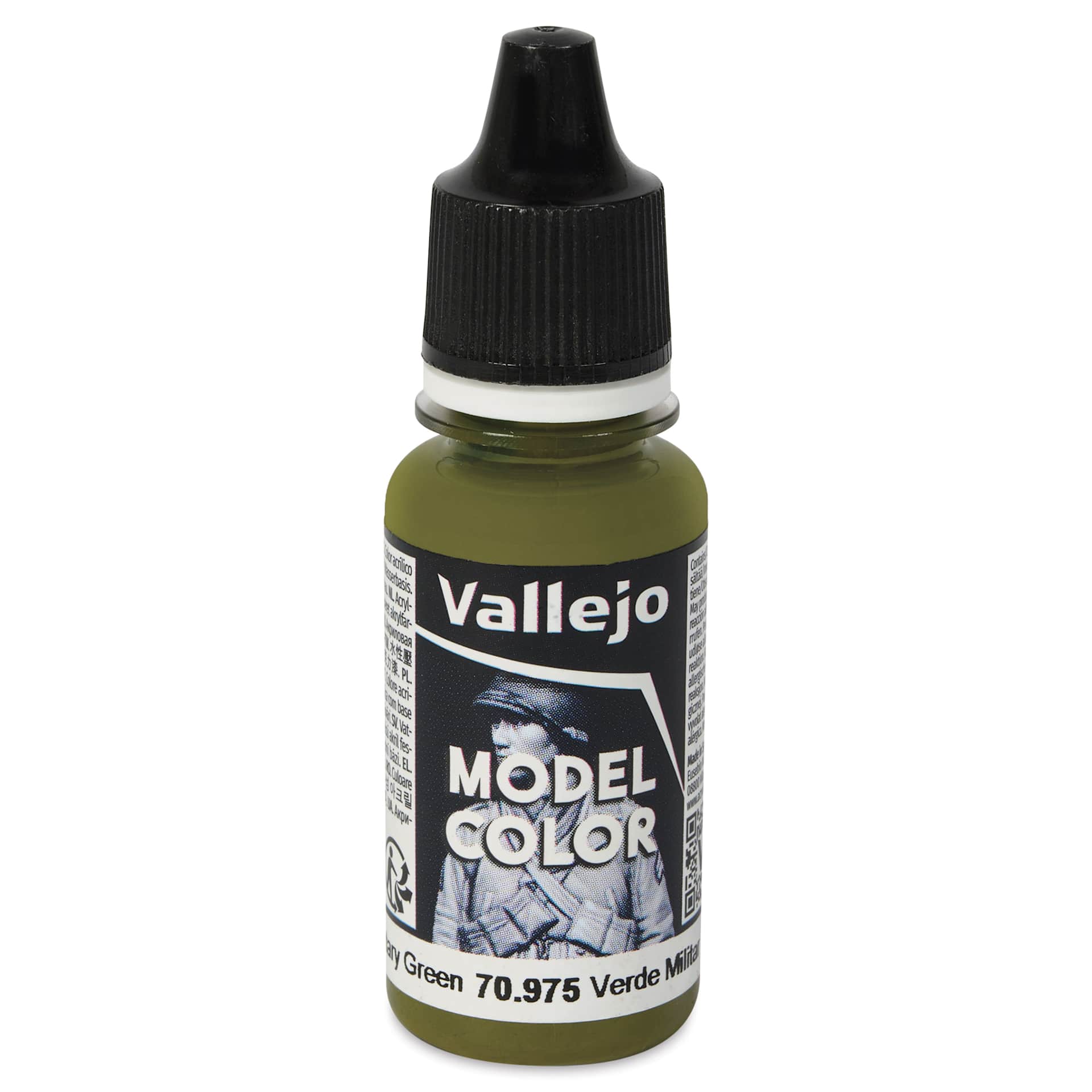 Vallejo Acrylic Model Color Paint - Military Green, 18 ml