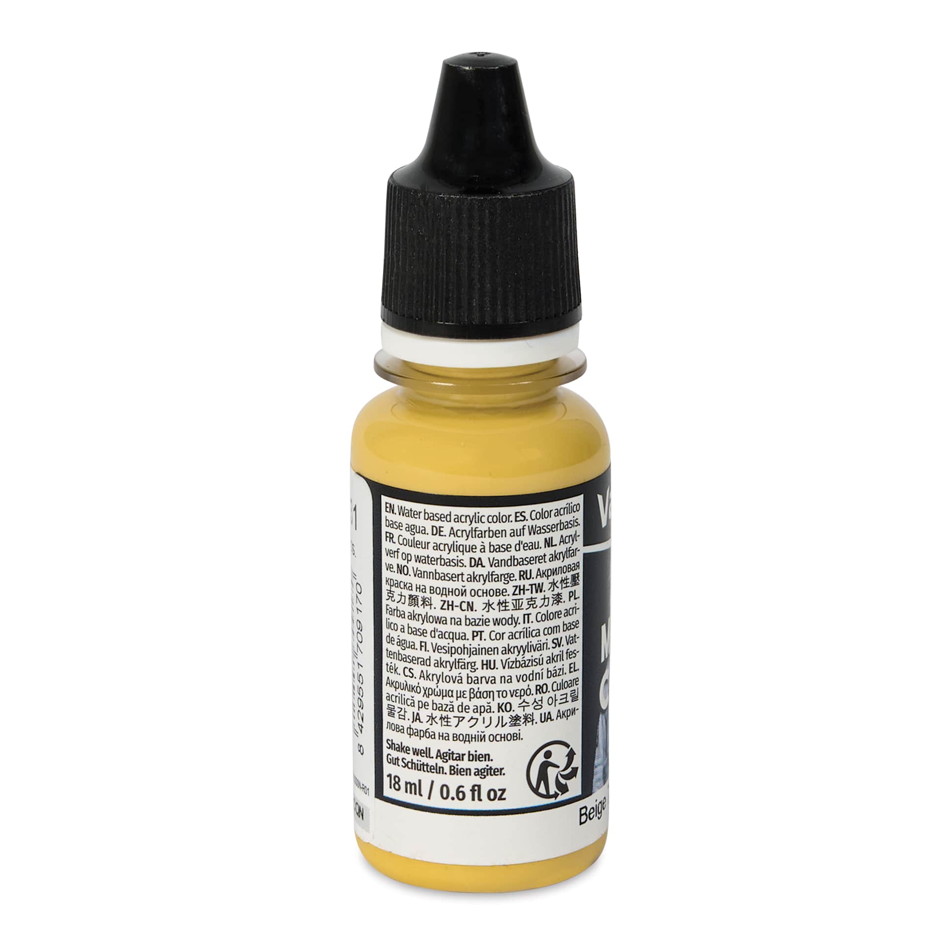 Vallejo Acrylic Model Color Paint - Beige, 18 ml back