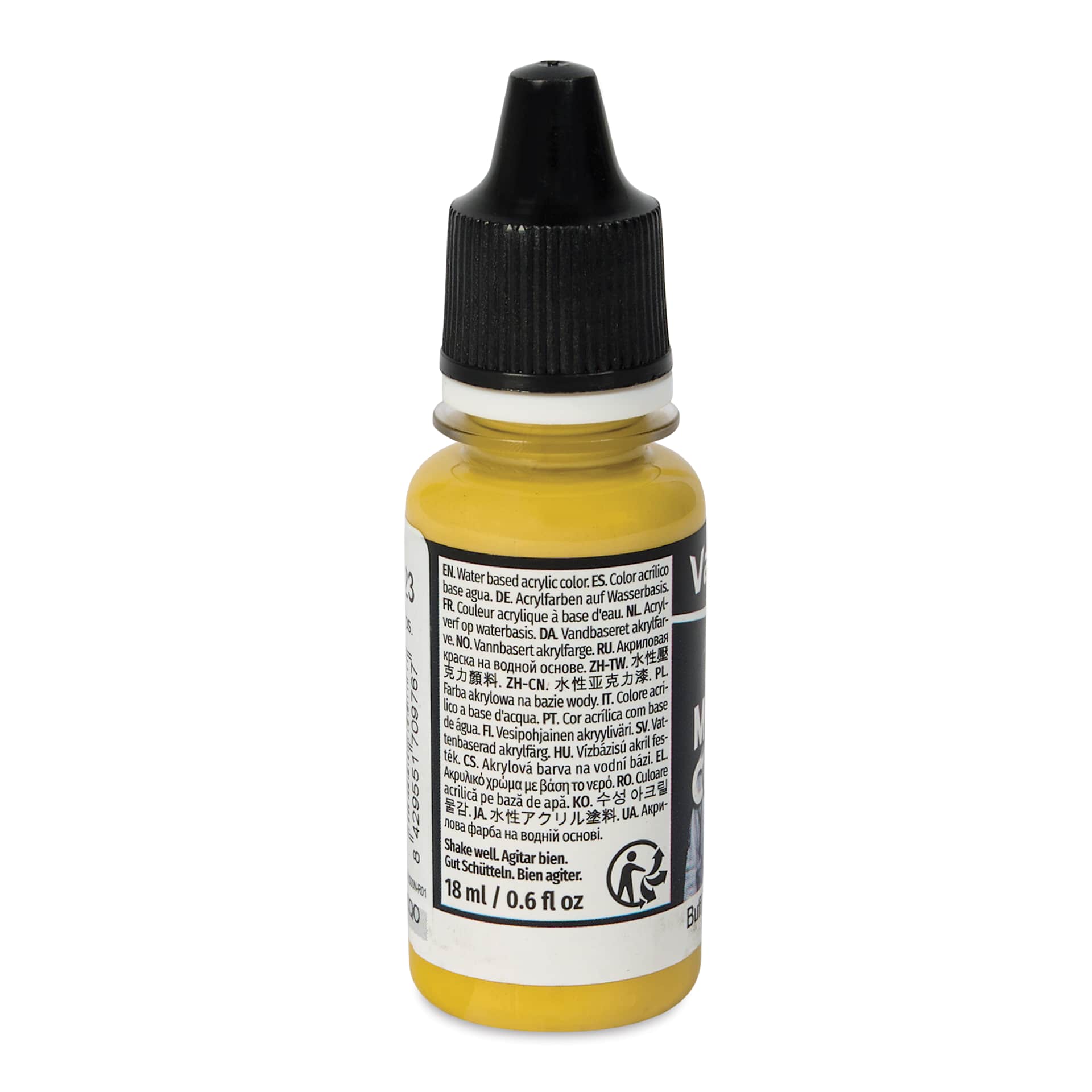 Vallejo Acrylic Model Color Paint - Buff, 18 ml back