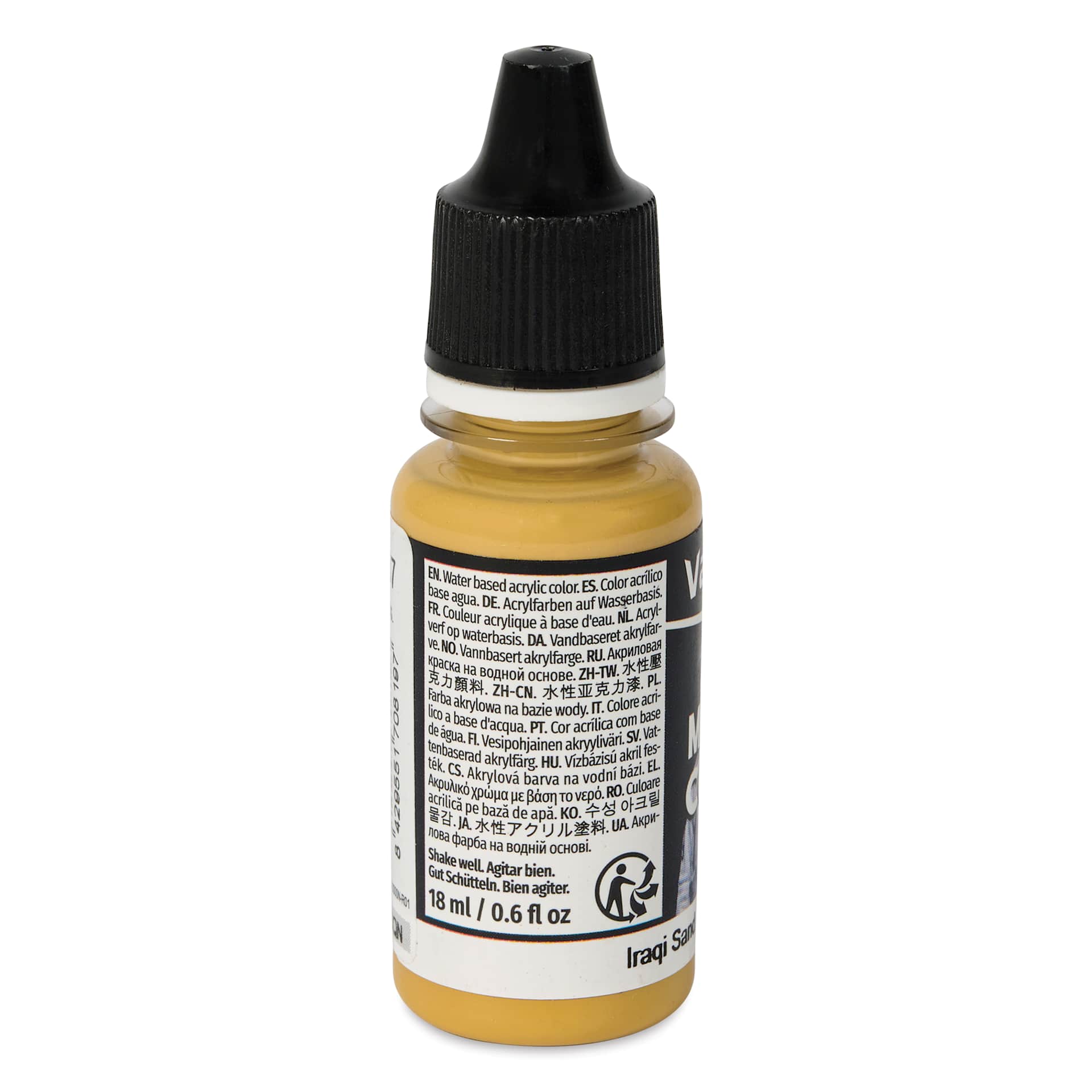 Vallejo Acrylic Model Color Paint - Iraqi Sand, 18 ml back