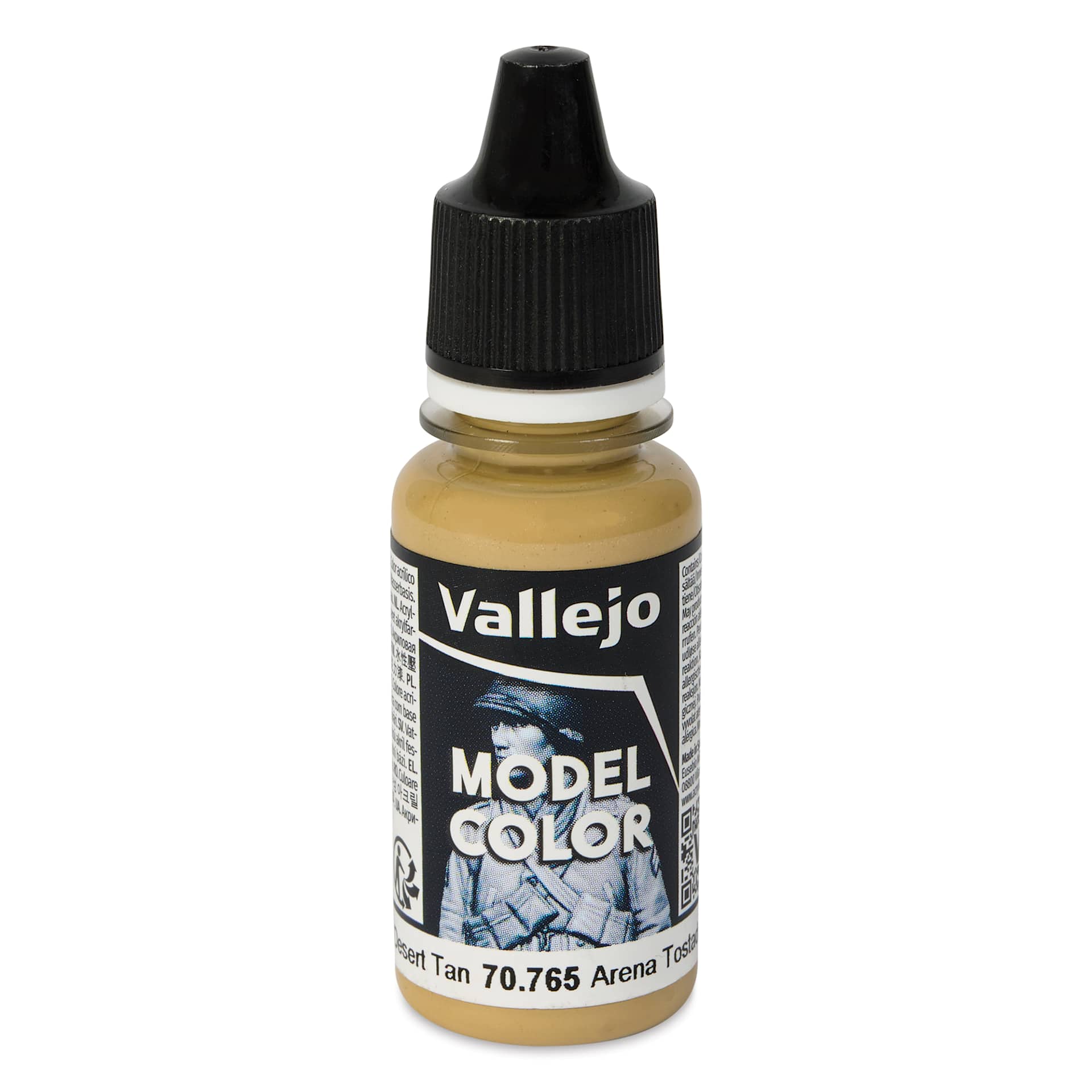 Vallejo Acrylic Model Color Paint - Desert Tan, 18 ml