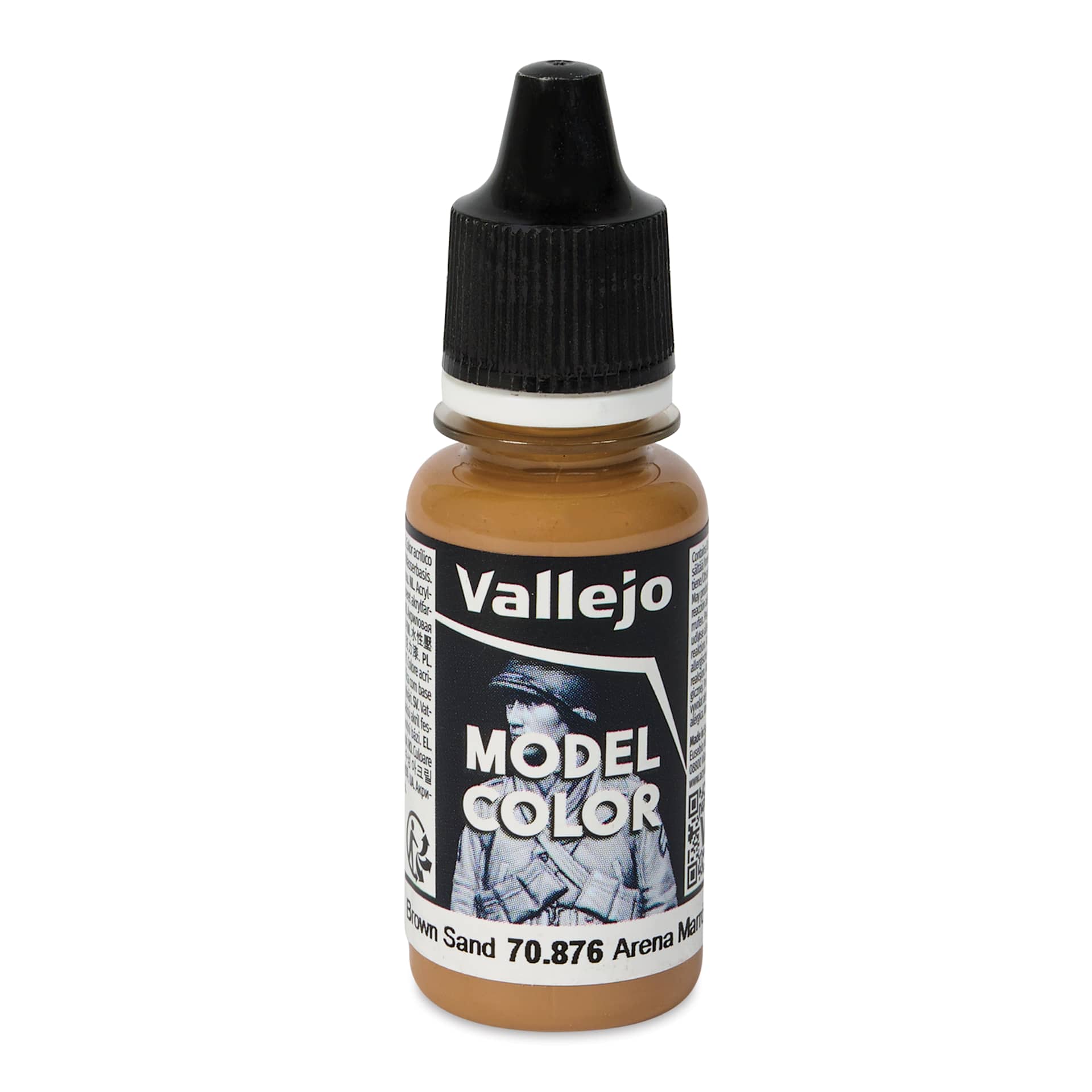 Vallejo Acrylic Model Color Paint - Brown Sand, 18 ml