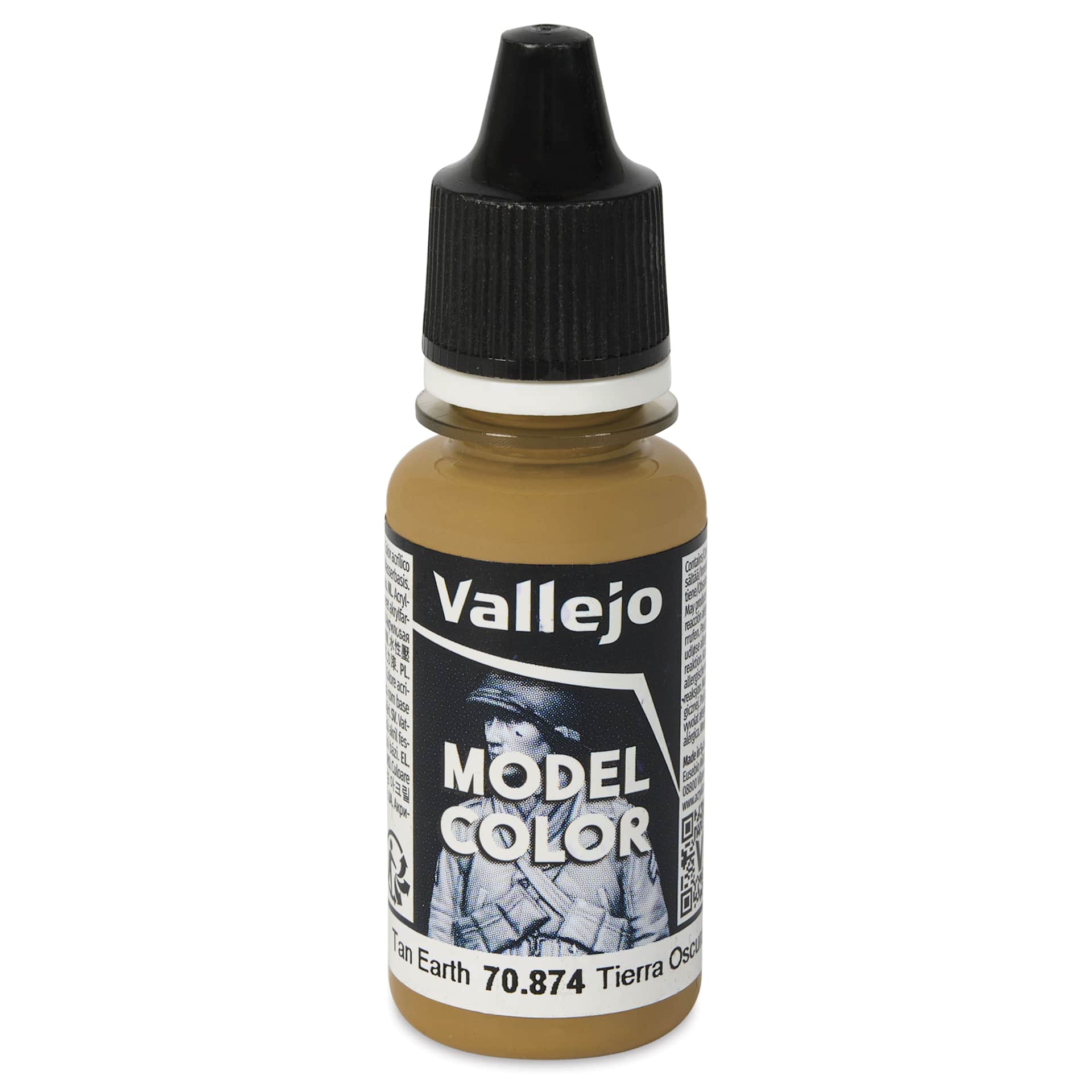 Vallejo Acrylic Model Color Paint - Tan Earth, 18 ml