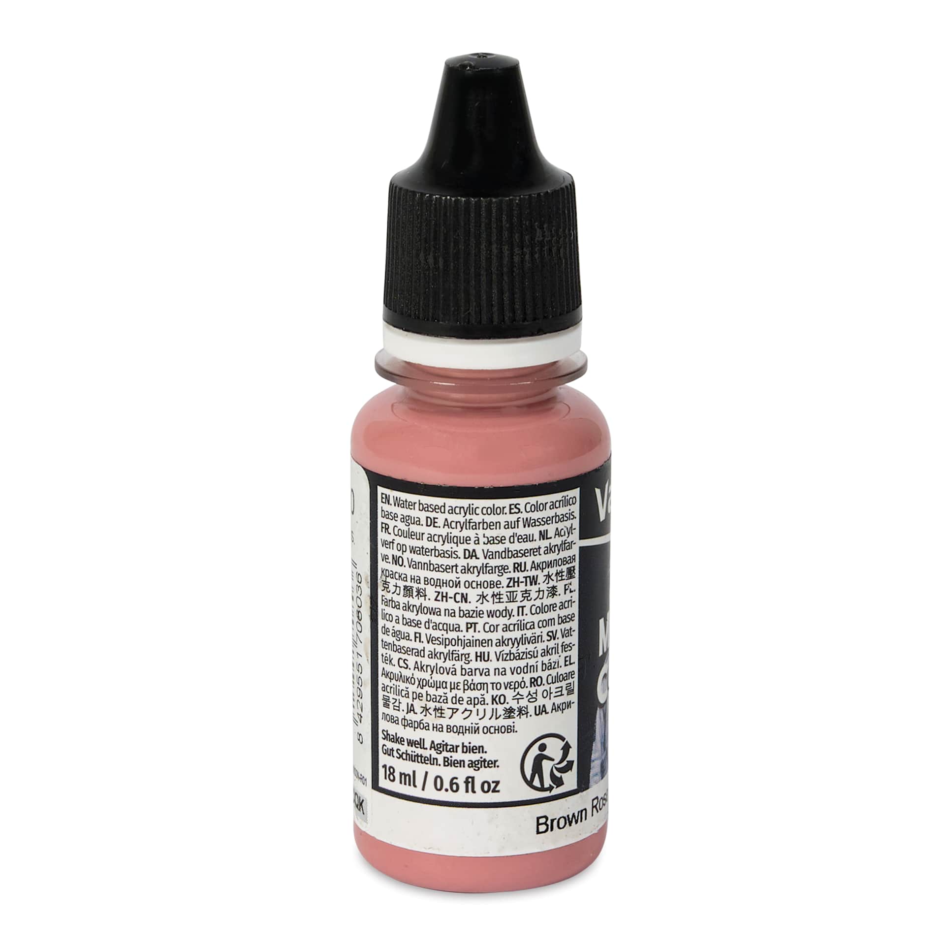 Vallejo Acrylic Model Color Paint - Brown Rose, 18 ml back