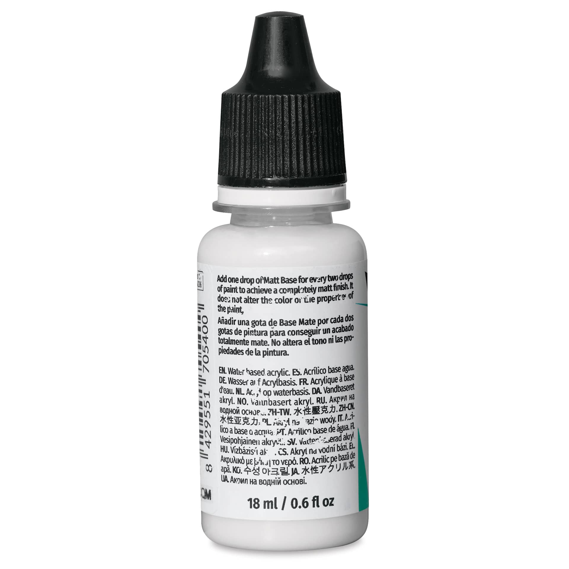 Vallejo Model Color Matte Base Medium - 18 ml side view