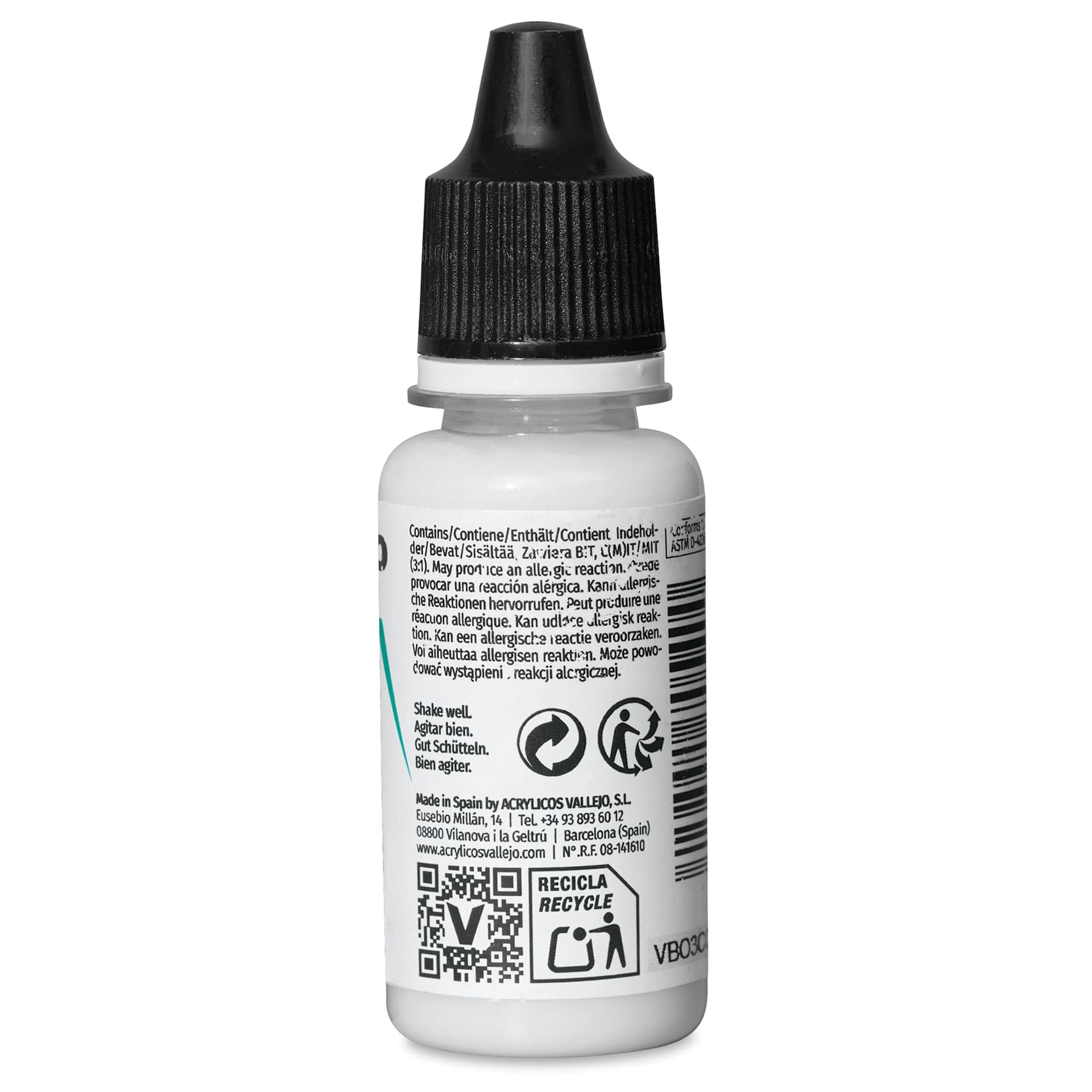 Vallejo Model Color Matte Base Medium - 18 ml back