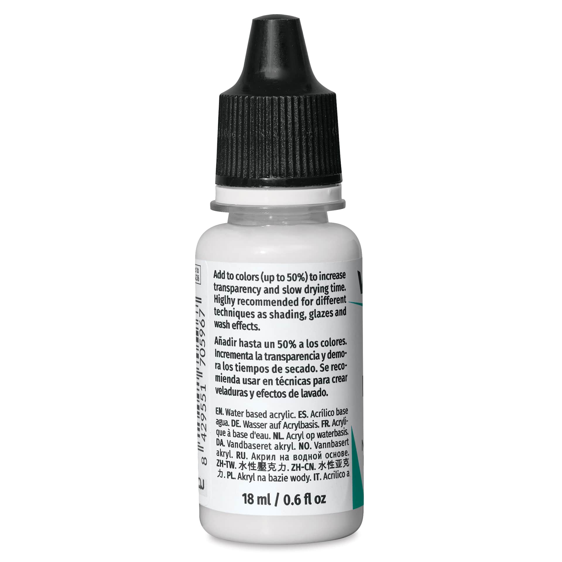 Vallejo Model Color Glaze Medium - 18 ml side view