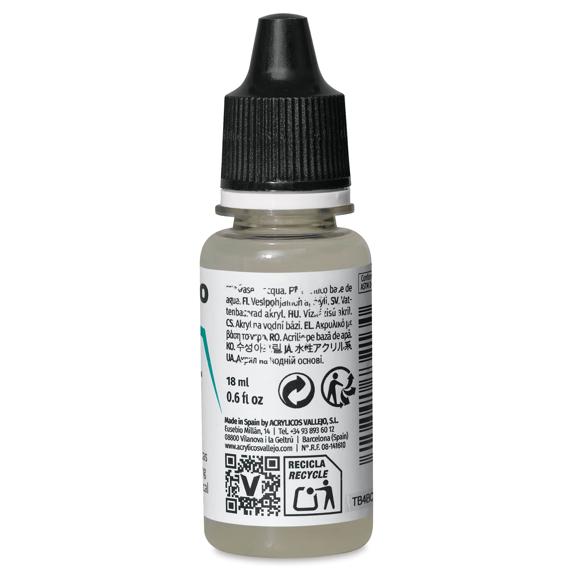 Vallejo Model Color Retarder Medium - 18 ml back