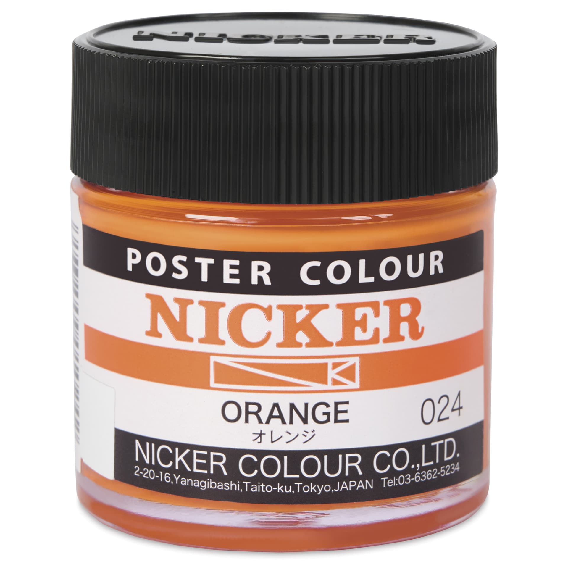 Nicker Poster Colour Paint - Orange, 40 ml