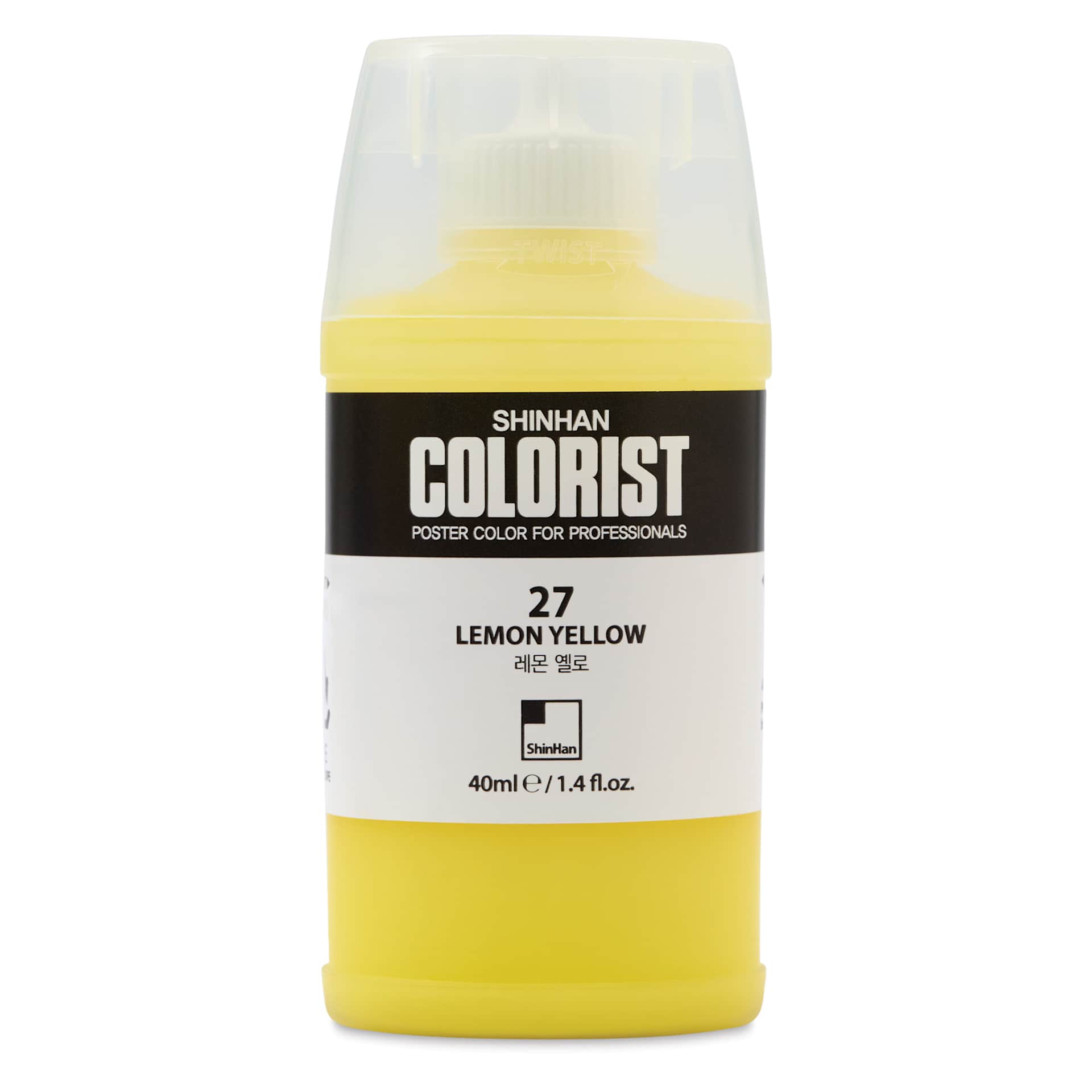 ShinHan Colorist Poster Color Paint - Lemon Yellow, 40 ml
