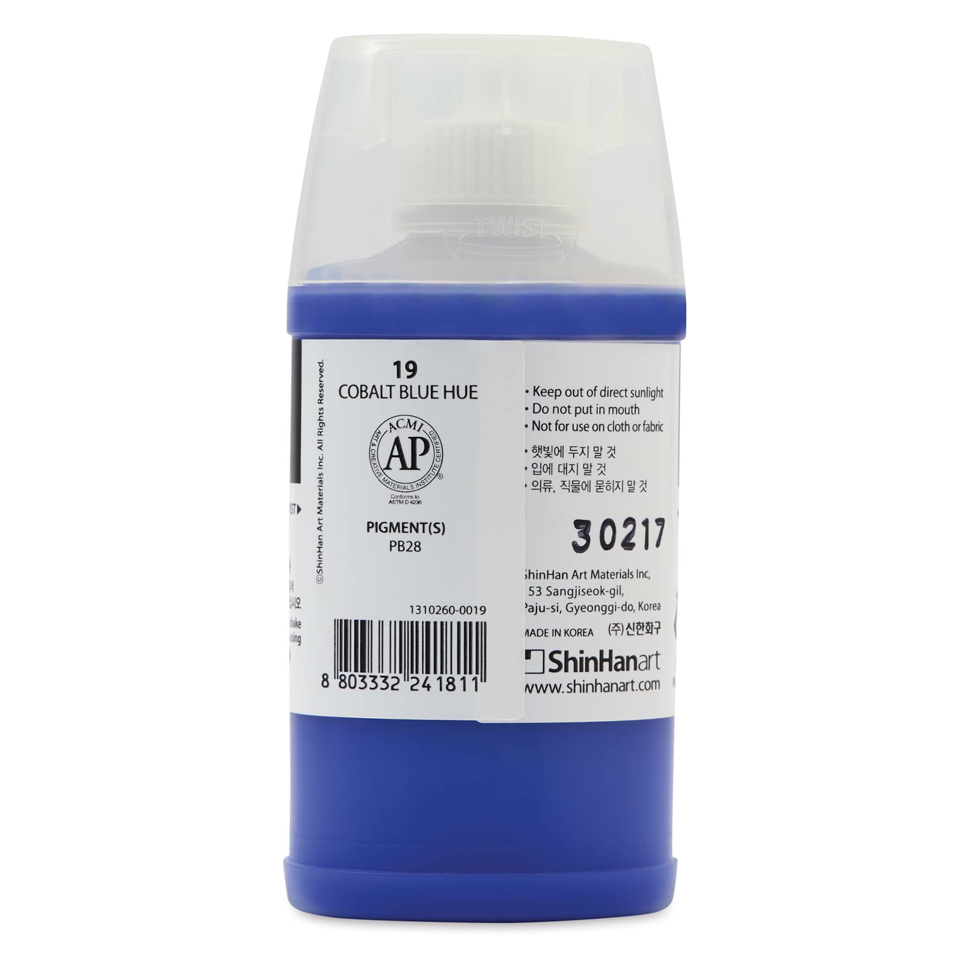 ShinHan Colorist Poster Color Paint - Cobalt Blue Hue, 40 ml back