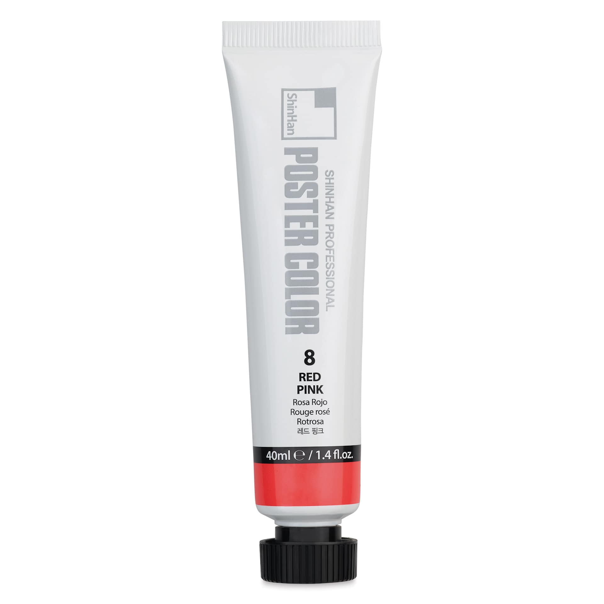 ShinHan Professional Poster Color Paint - Red Pink, 40 ml tube