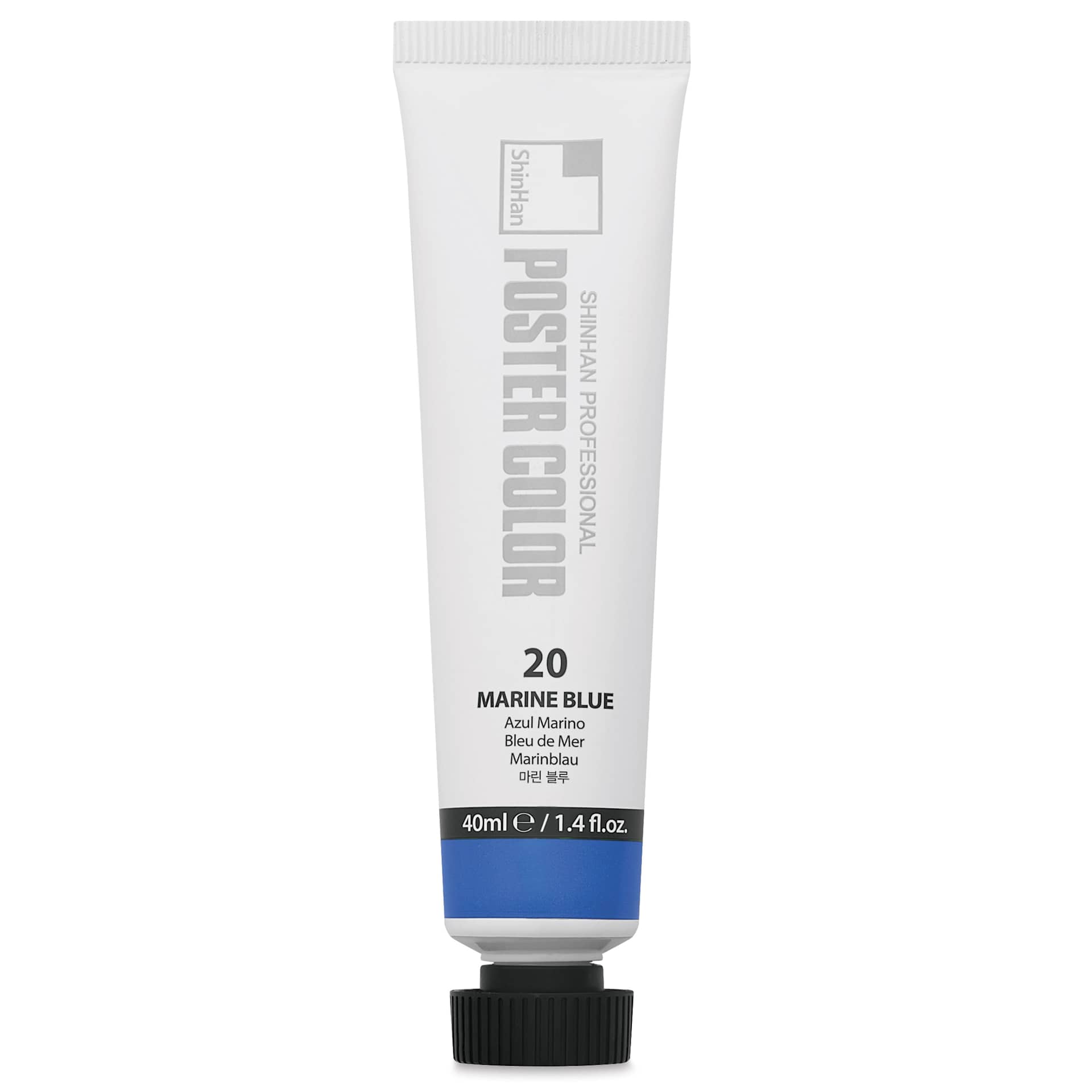 ShinHan Professional Poster Color Paint - Marine Blue, 40 ml