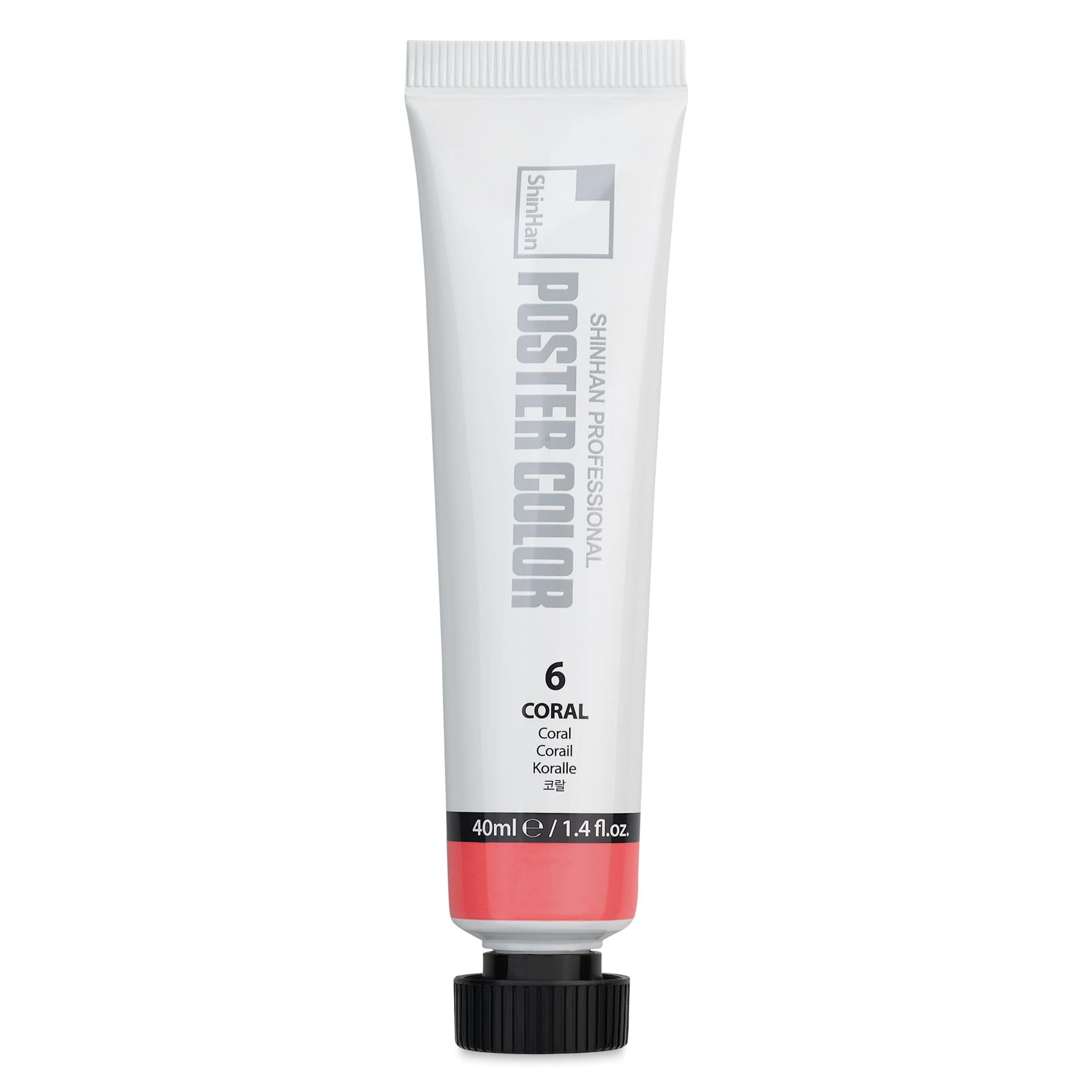 ShinHan Professional Poster Color Paint - Coral, 40 ml